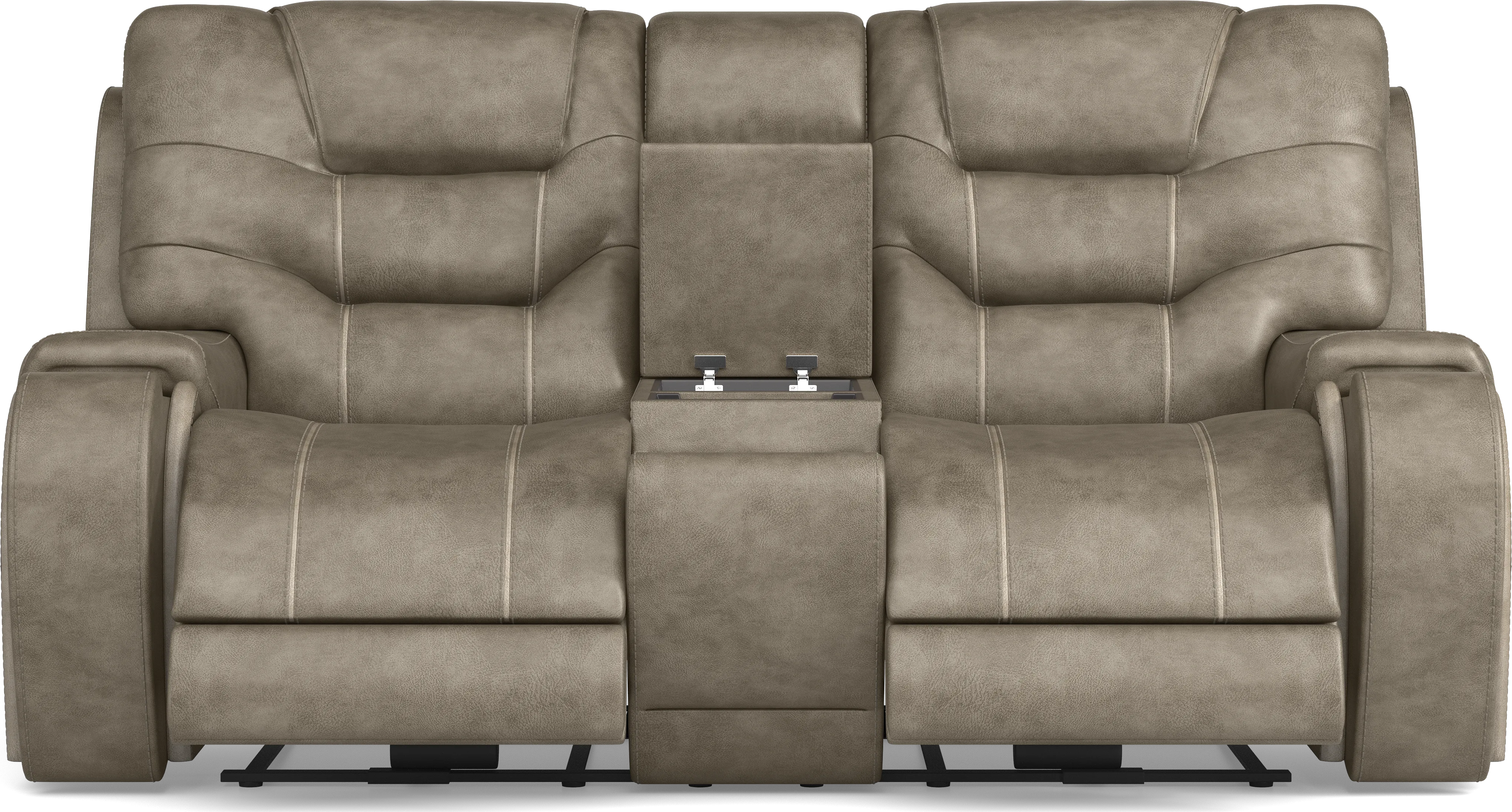 Laredo Springs Gray 3 Pc Dual Power Reclining Living Room - Thumbnail - Image 8