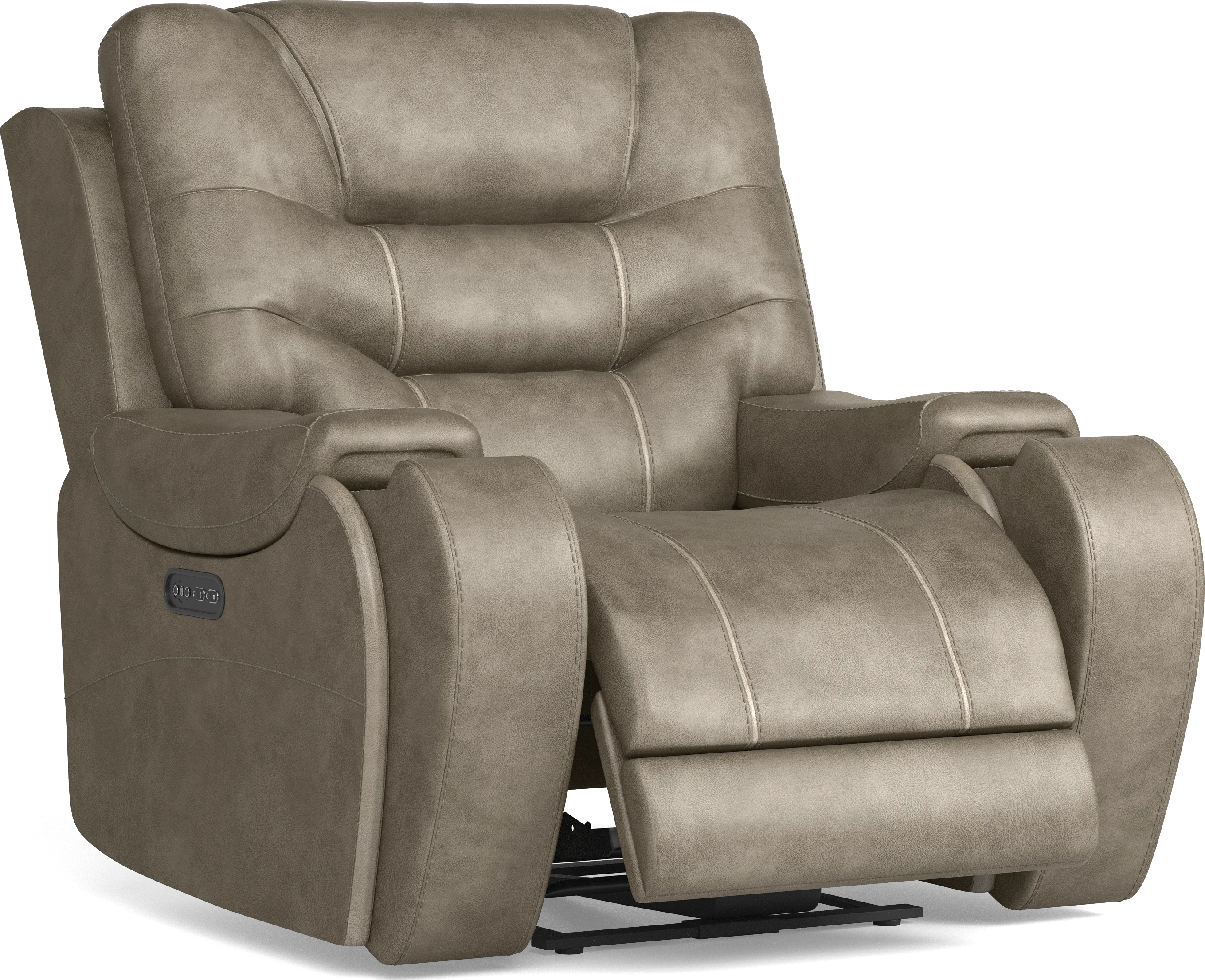 Laredo Springs Gray 3 Pc Dual Power Reclining Living Room - Thumbnail - Image 14