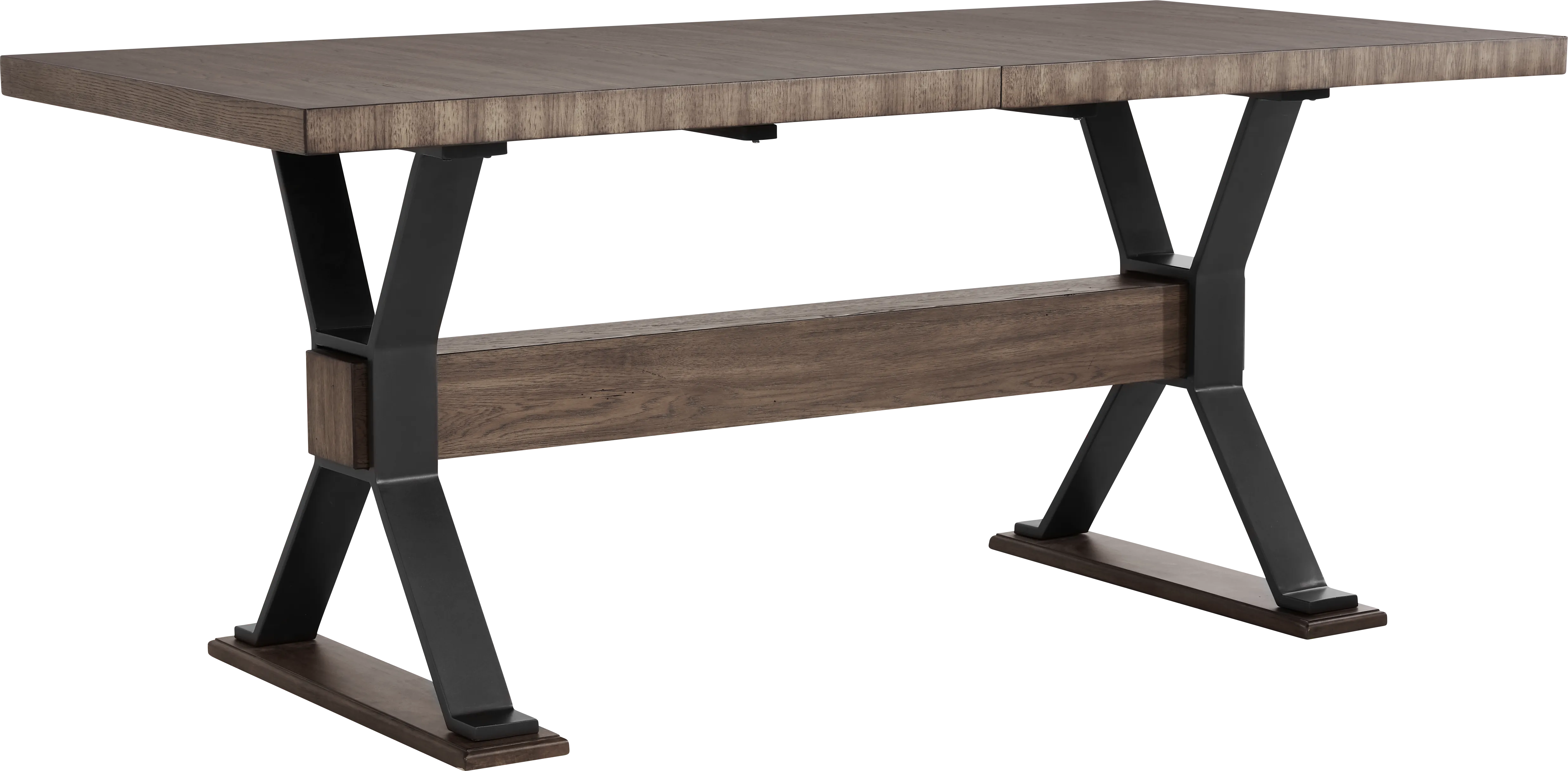 Hazelnut Woods 5 Pc Brown Counter Height Dining Room with Upholstered Stools - Thumbnail - Image 2