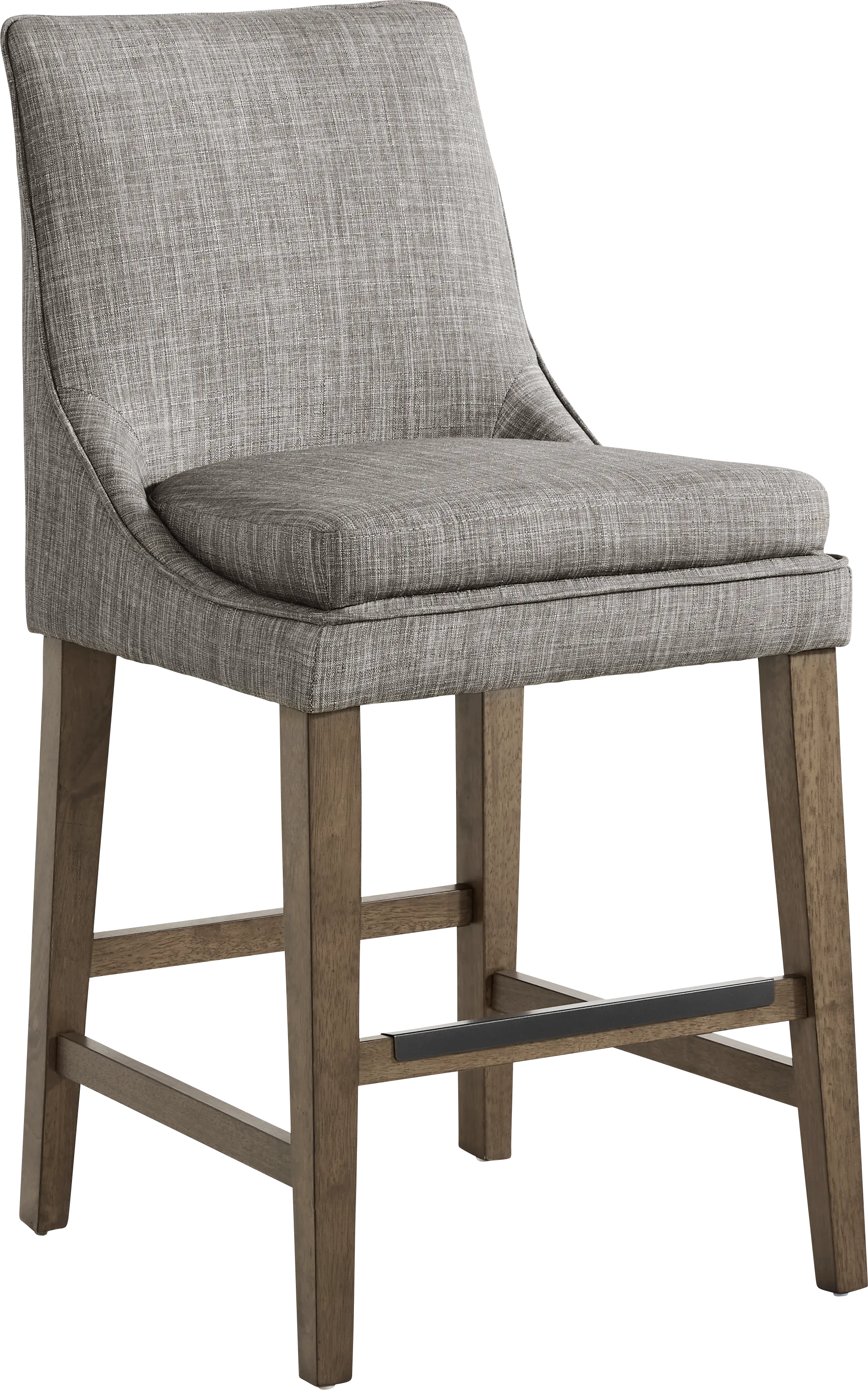 Hazelnut Woods Brown 6 Pc Counter Height Dining Room with Upholstered Stools - Thumbnail - Image 7