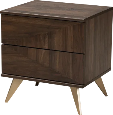 Riedesel Brown Nightstand