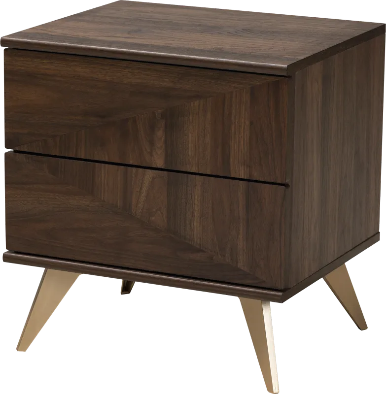 Riedesel Brown Nightstand