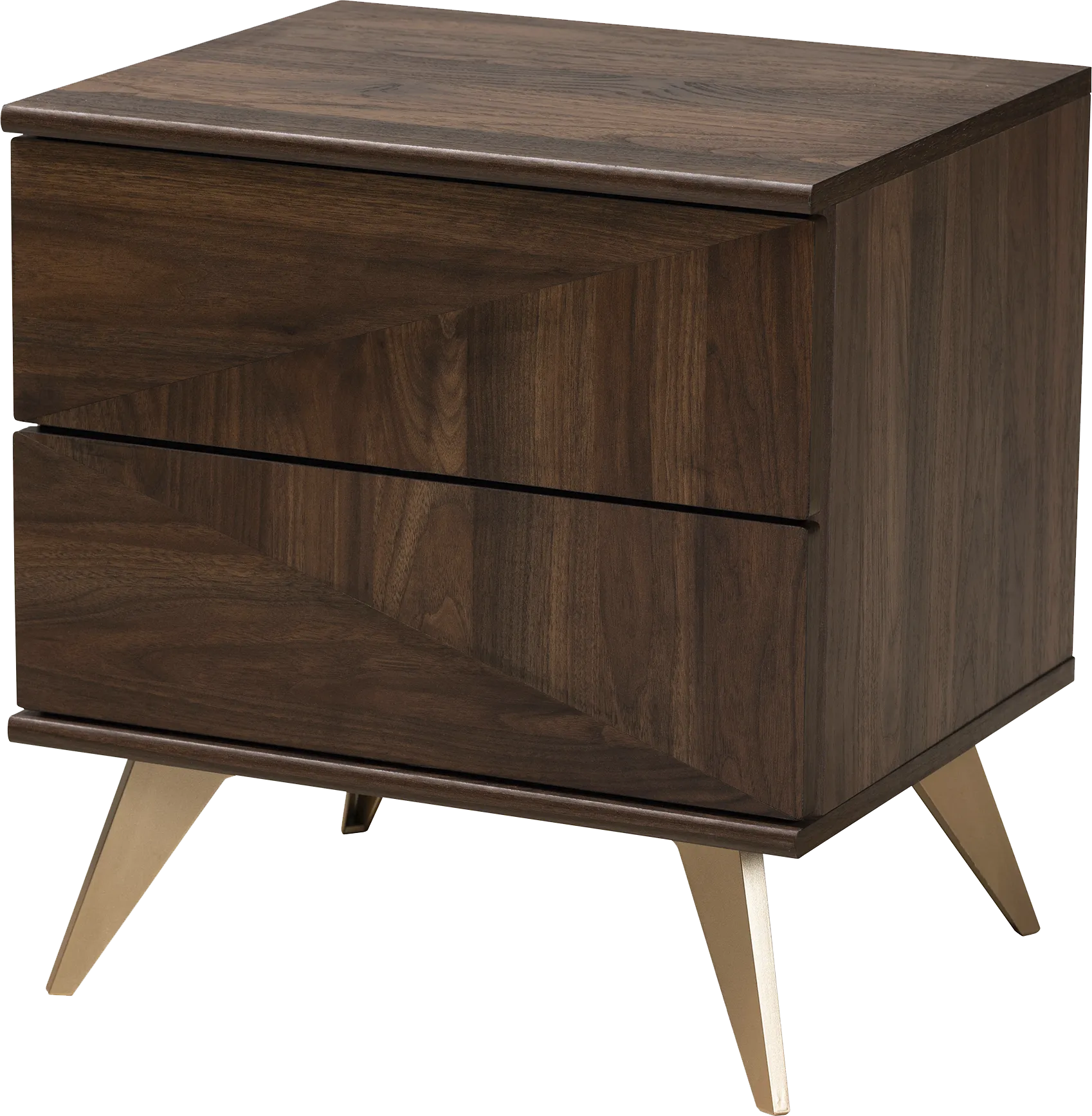 Riedesel Brown Nightstand - Image 1