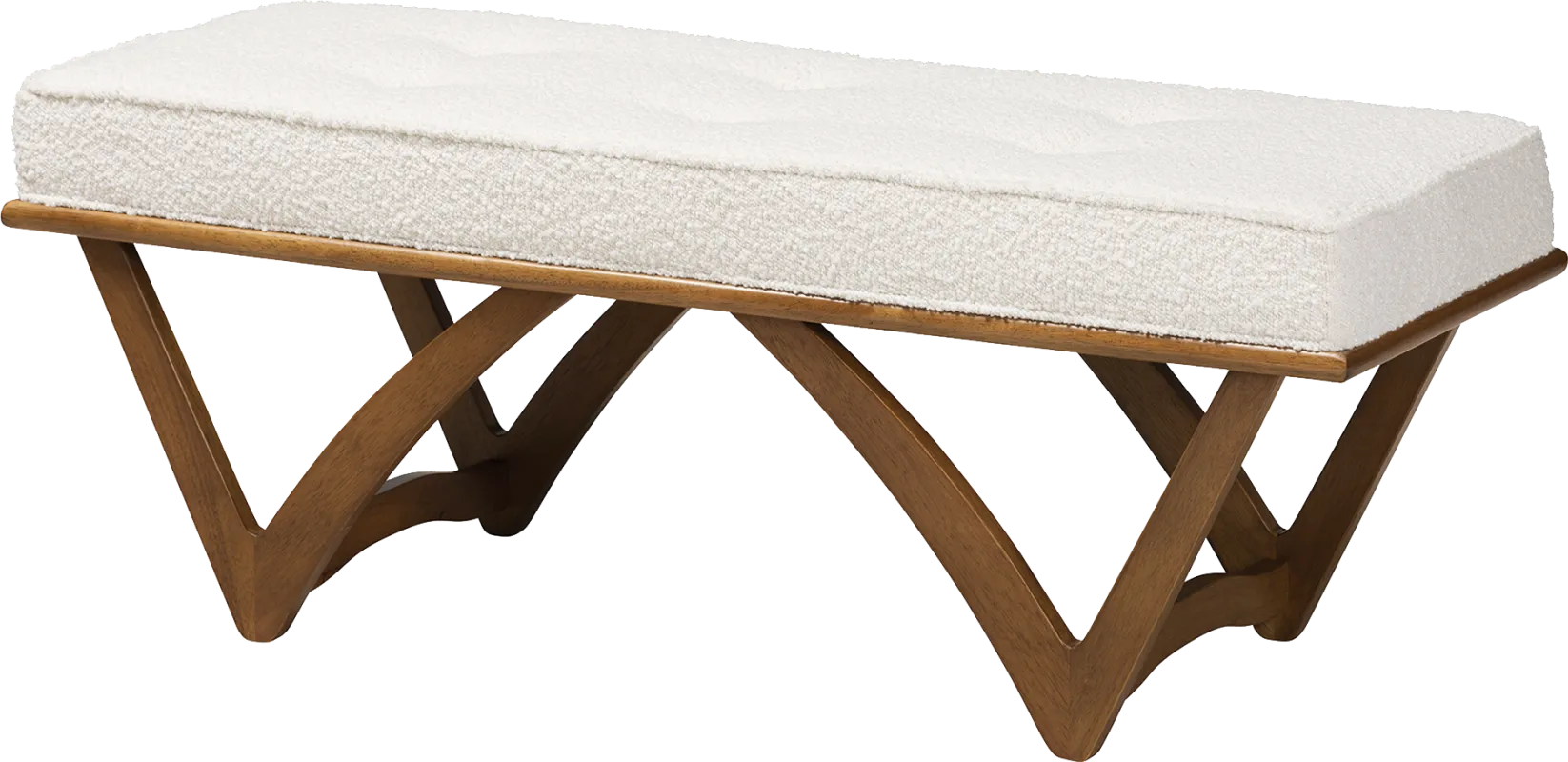 Nemasket Cream Accent Bench