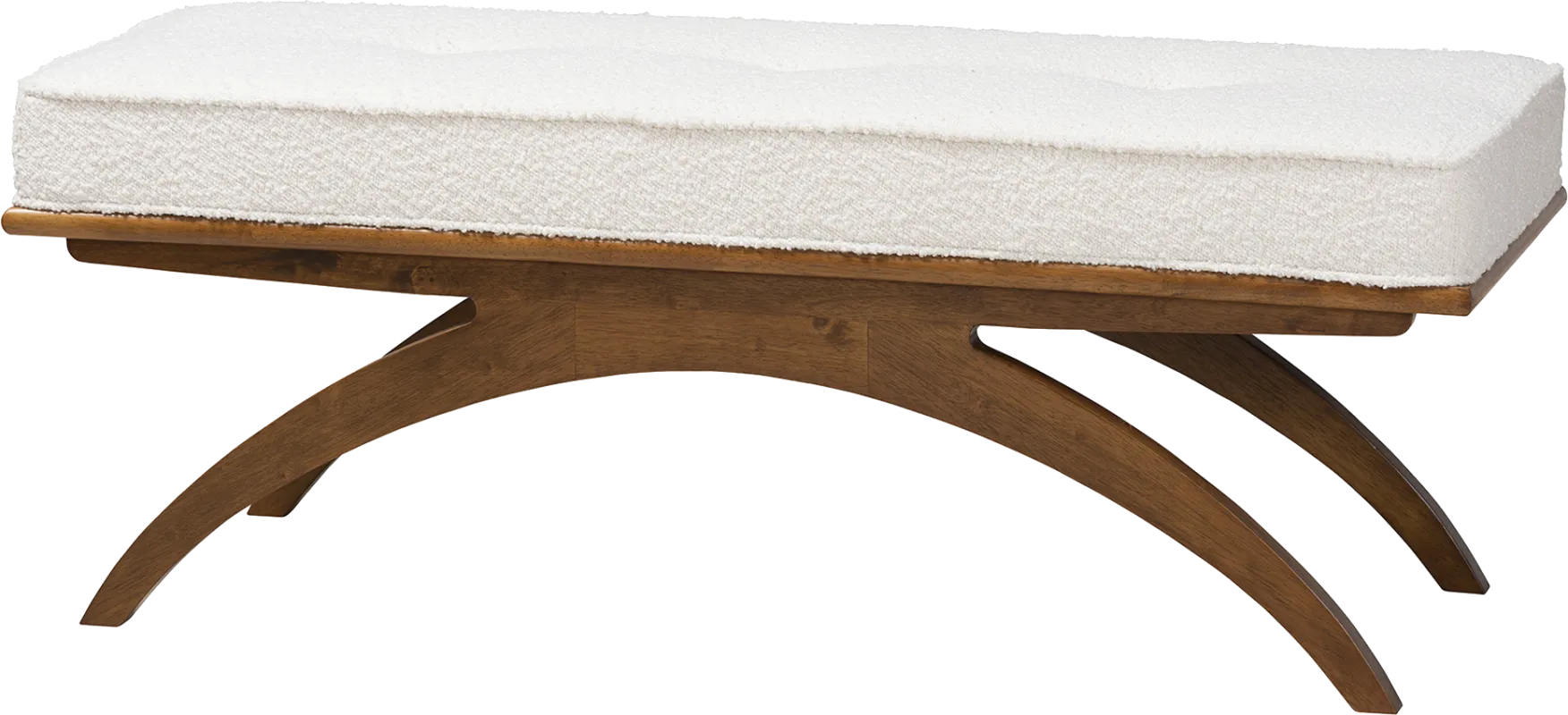 Oesting Cream Accent Bench