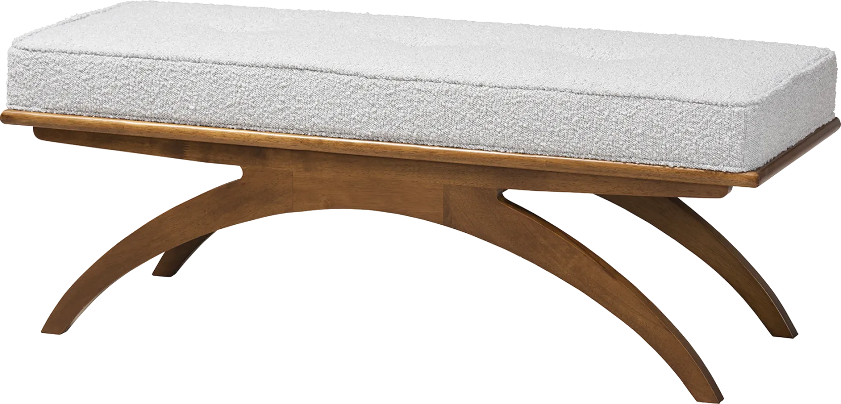 Oesting Light Gray Accent Bench