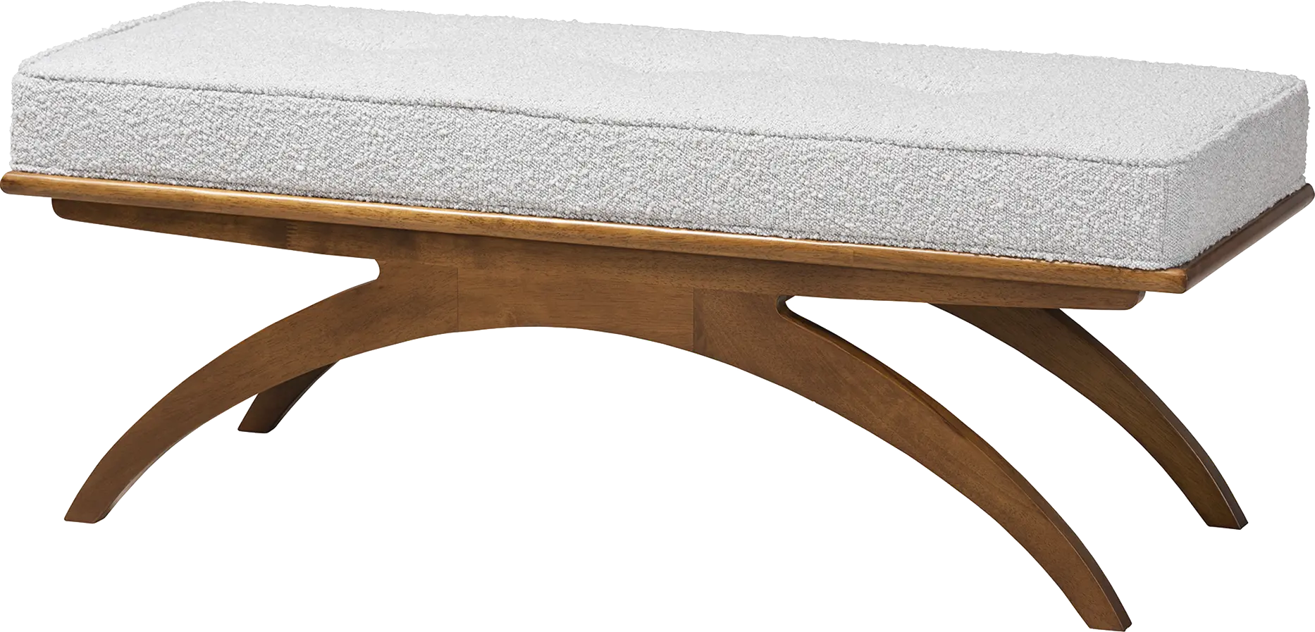 Oesting Light Gray Accent Bench