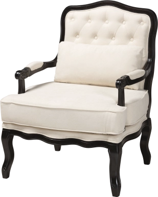 Sassaquin Cream Accent Chair