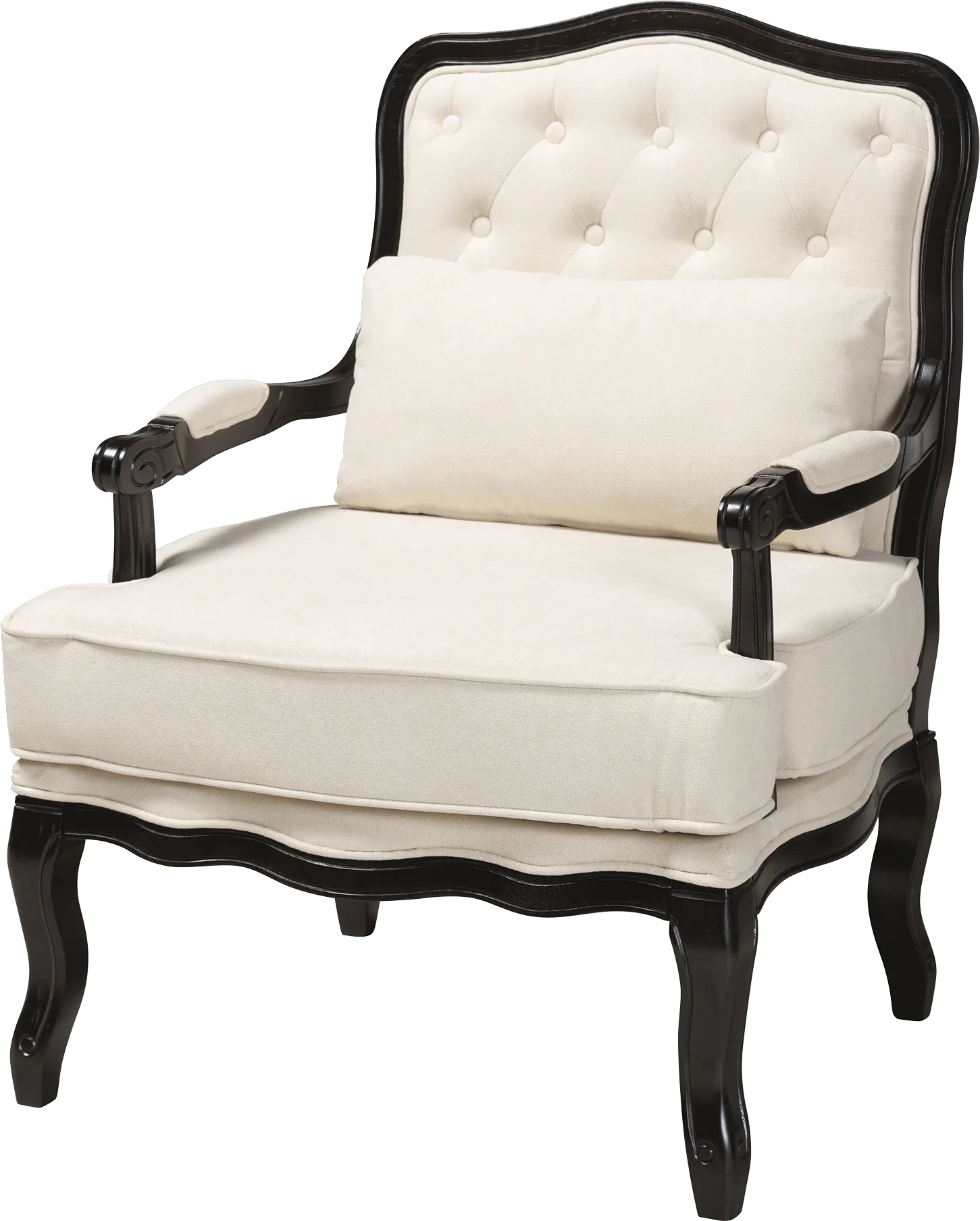Sassaquin Cream Accent Chair - Image 1