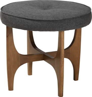 Hovendon Dark Gray Ottoman