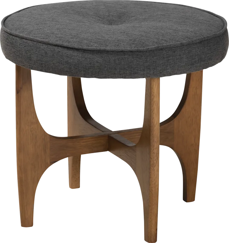 Hovendon Dark Gray Ottoman