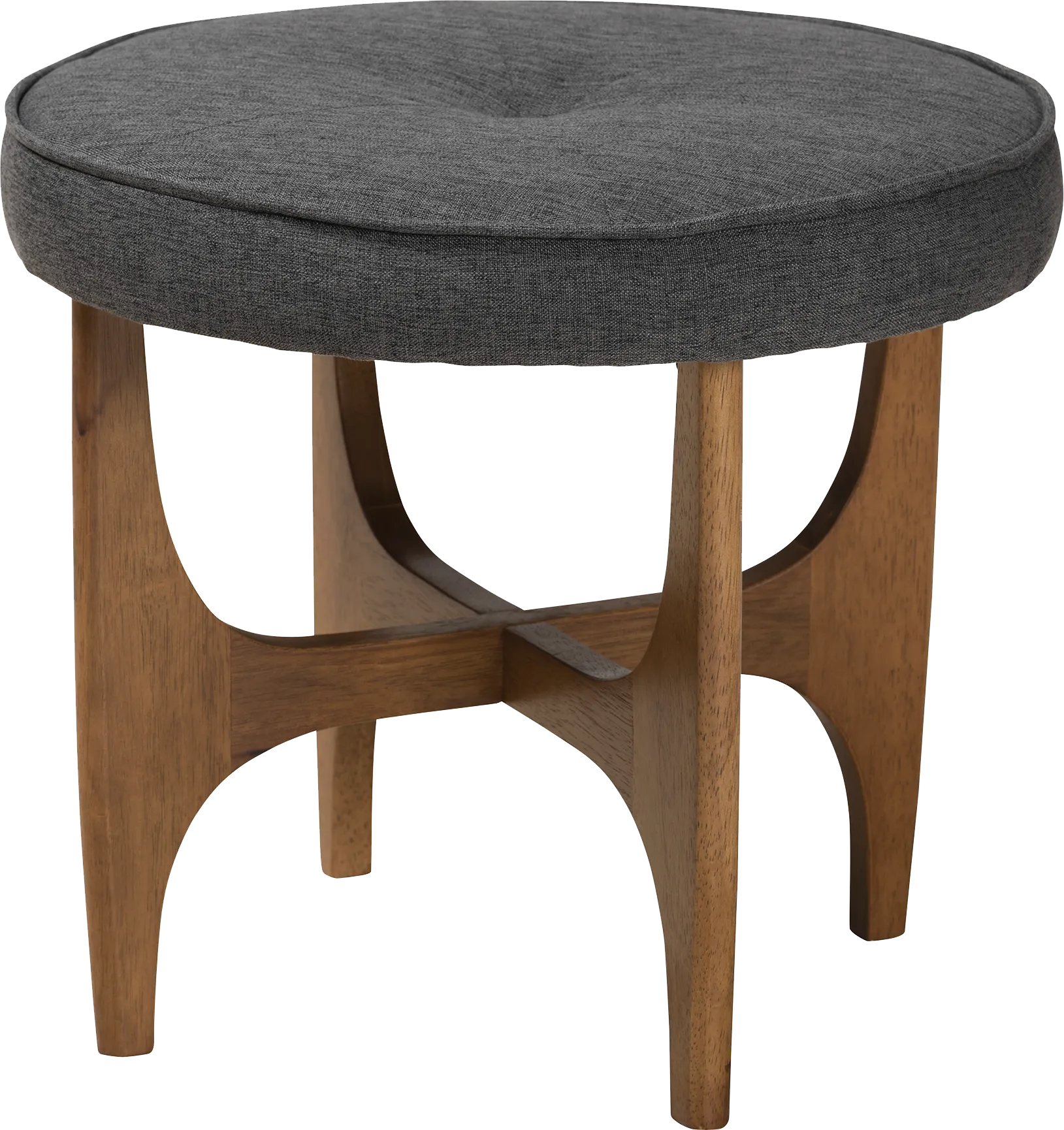 Hovendon Dark Gray Ottoman - Image 1