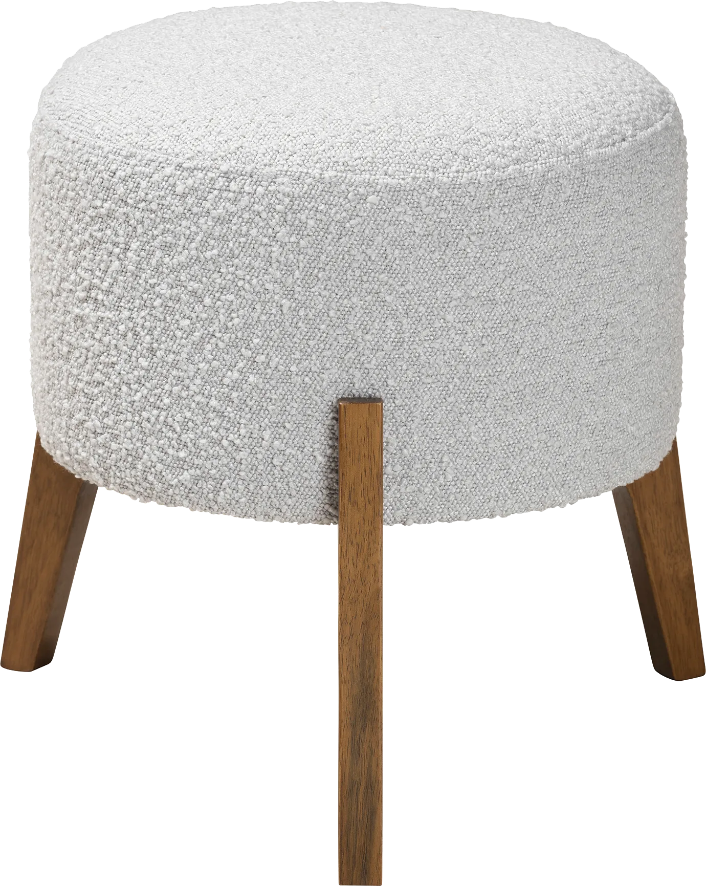 Kenelworth Light Gray Ottoman - Image 1