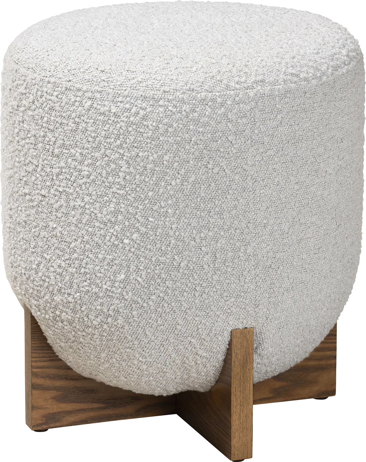 Lafoye Light Gray Ottoman - Thumbnail - Image 1