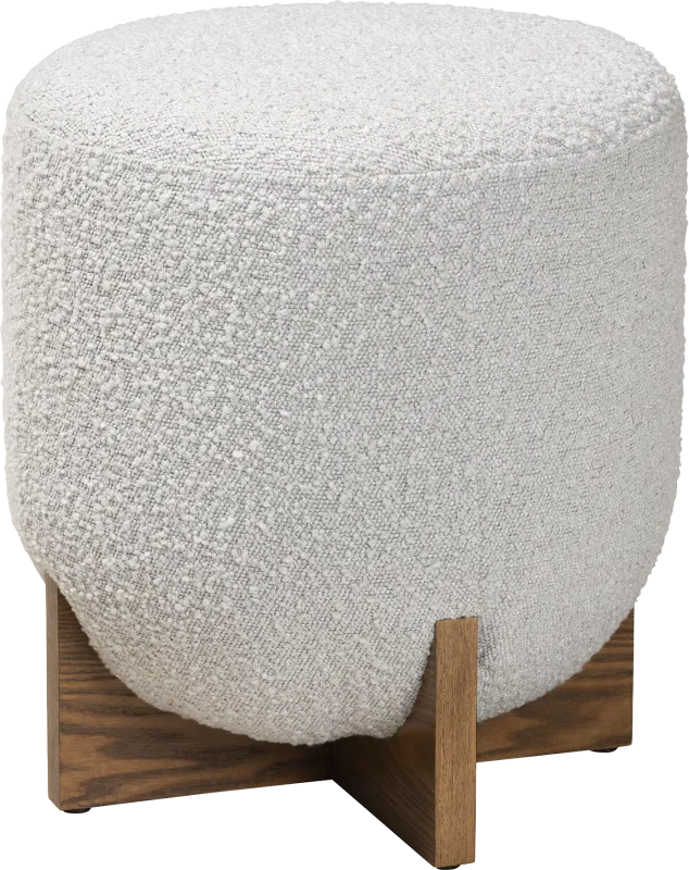 Lafoye Light Gray Ottoman