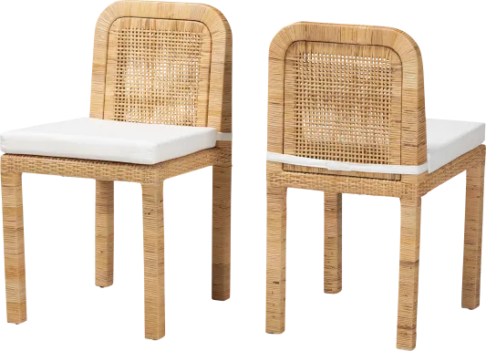 Manassas Natural Dining Chair, Set of 2