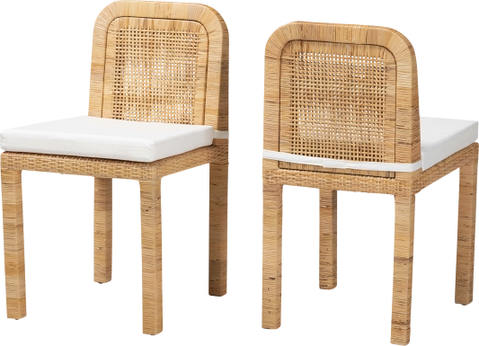Manassas Natural Dining Chair, Set of 2