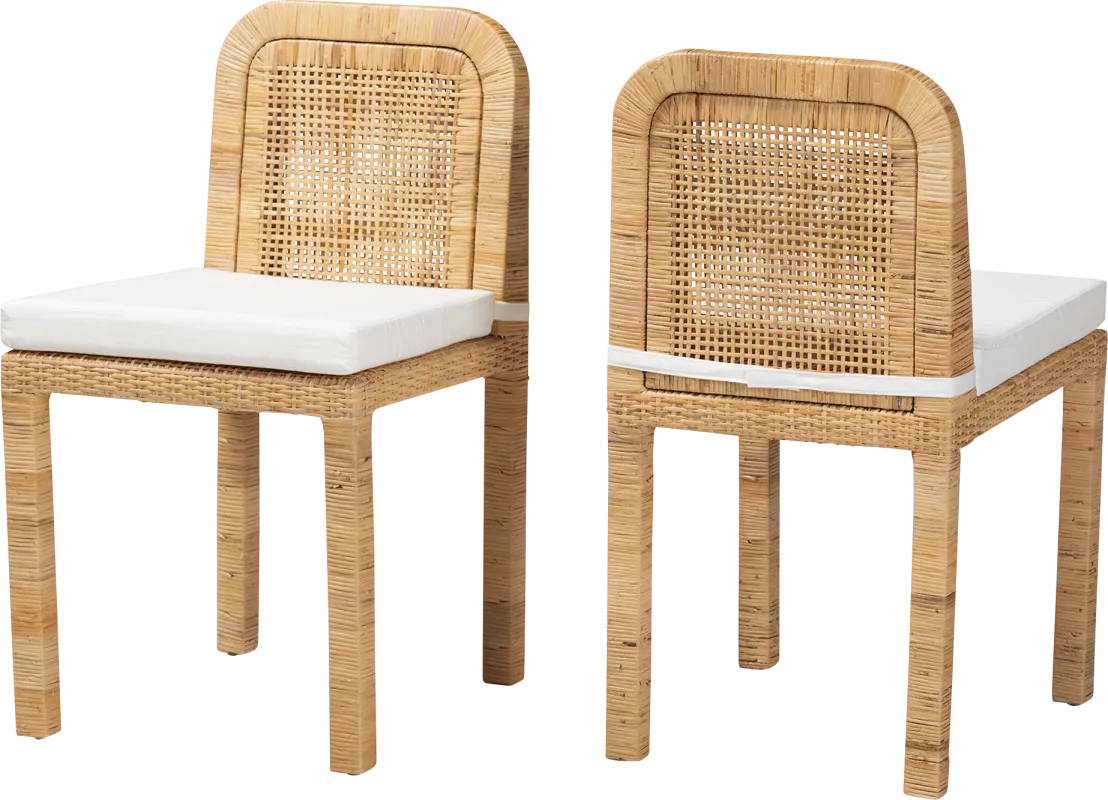 Manassas Natural Dining Chair, Set of 2