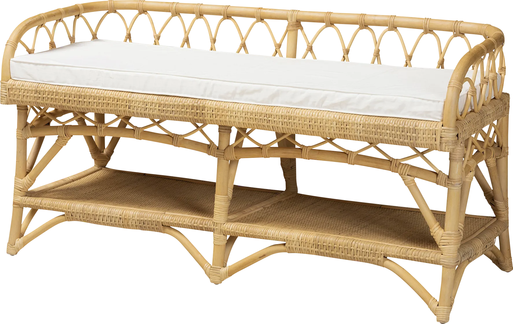 Pelletier Natural Accent Bench - Image 1
