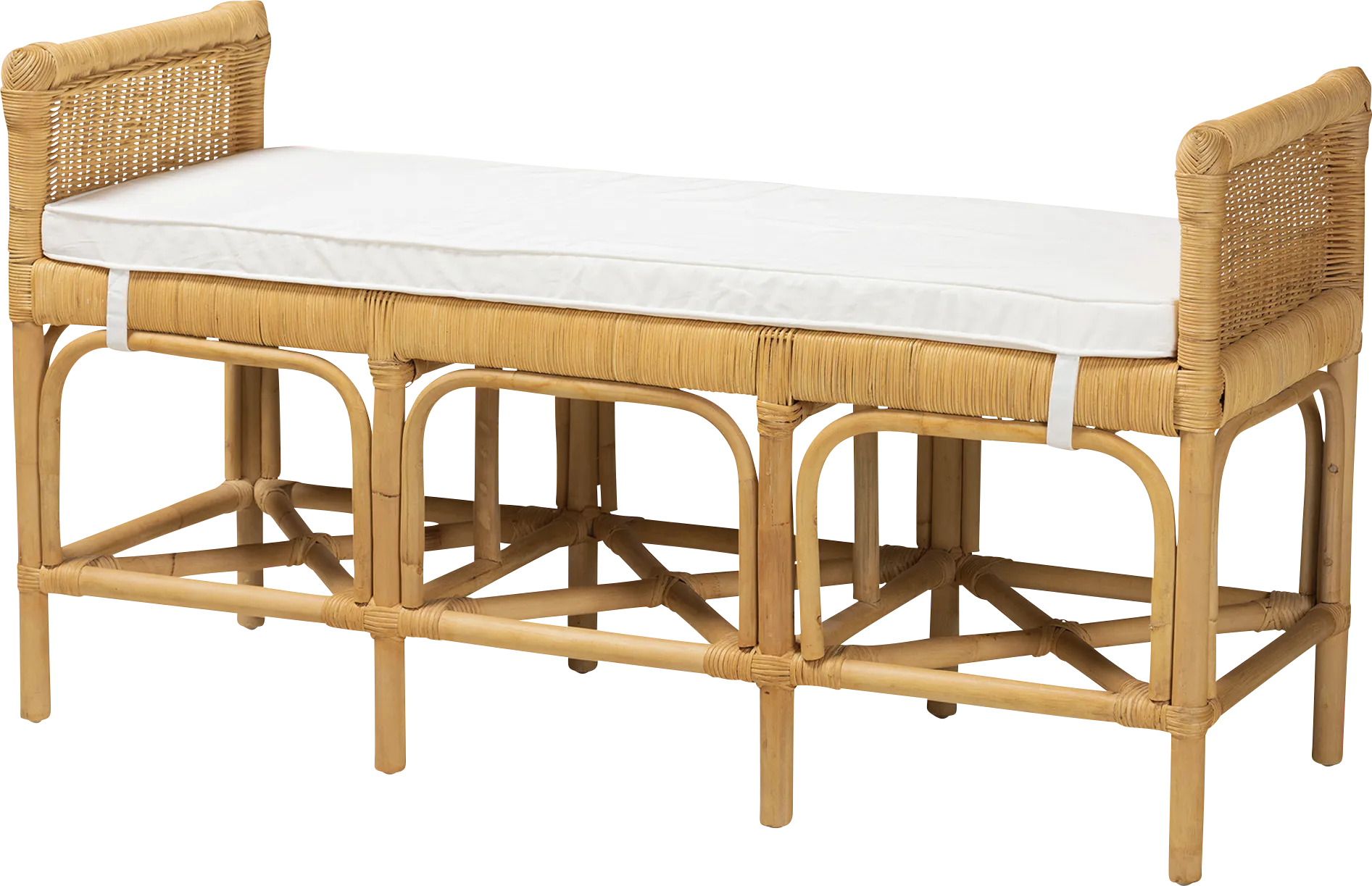 Quanset Natural Accent Bench - Thumbnail - Image 1