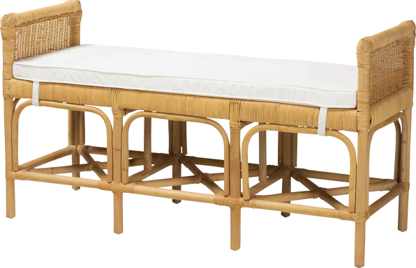 Quanset Natural Accent Bench