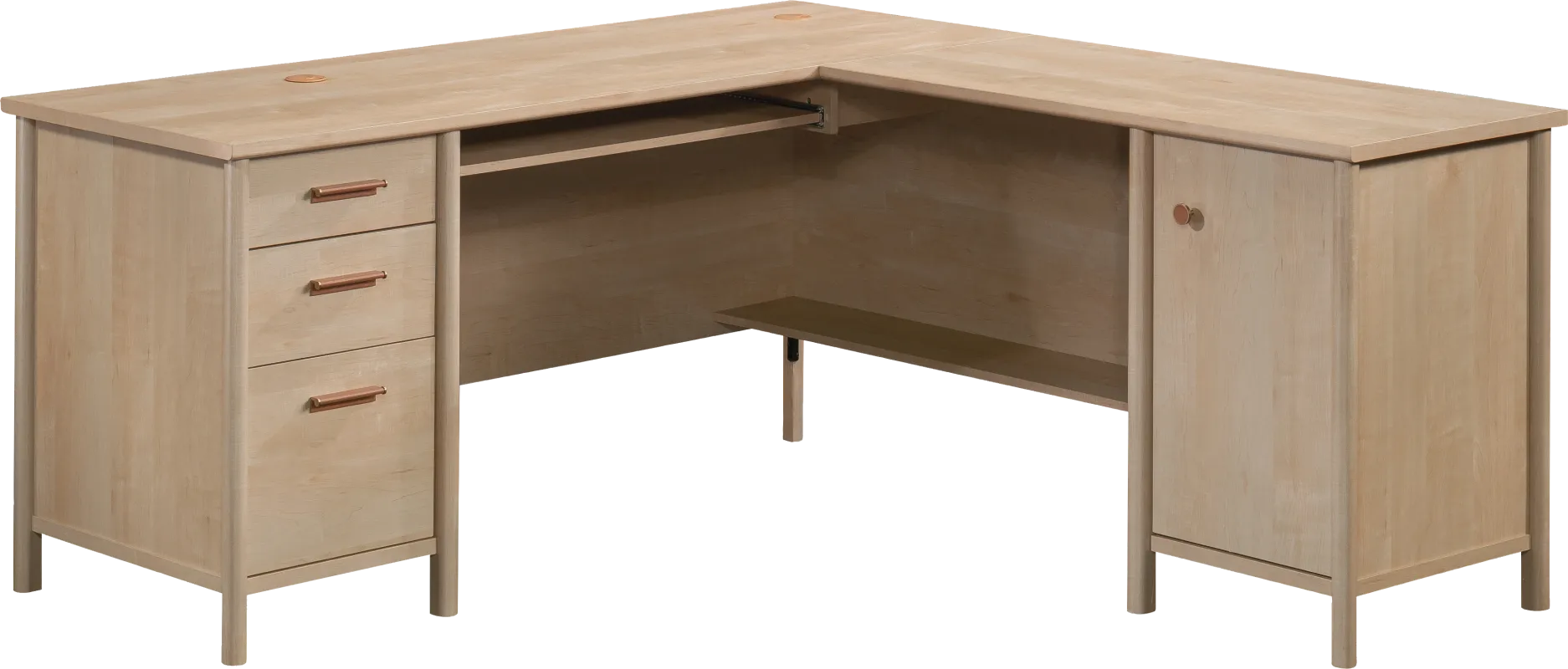 Beaudoin Brown L-Desk