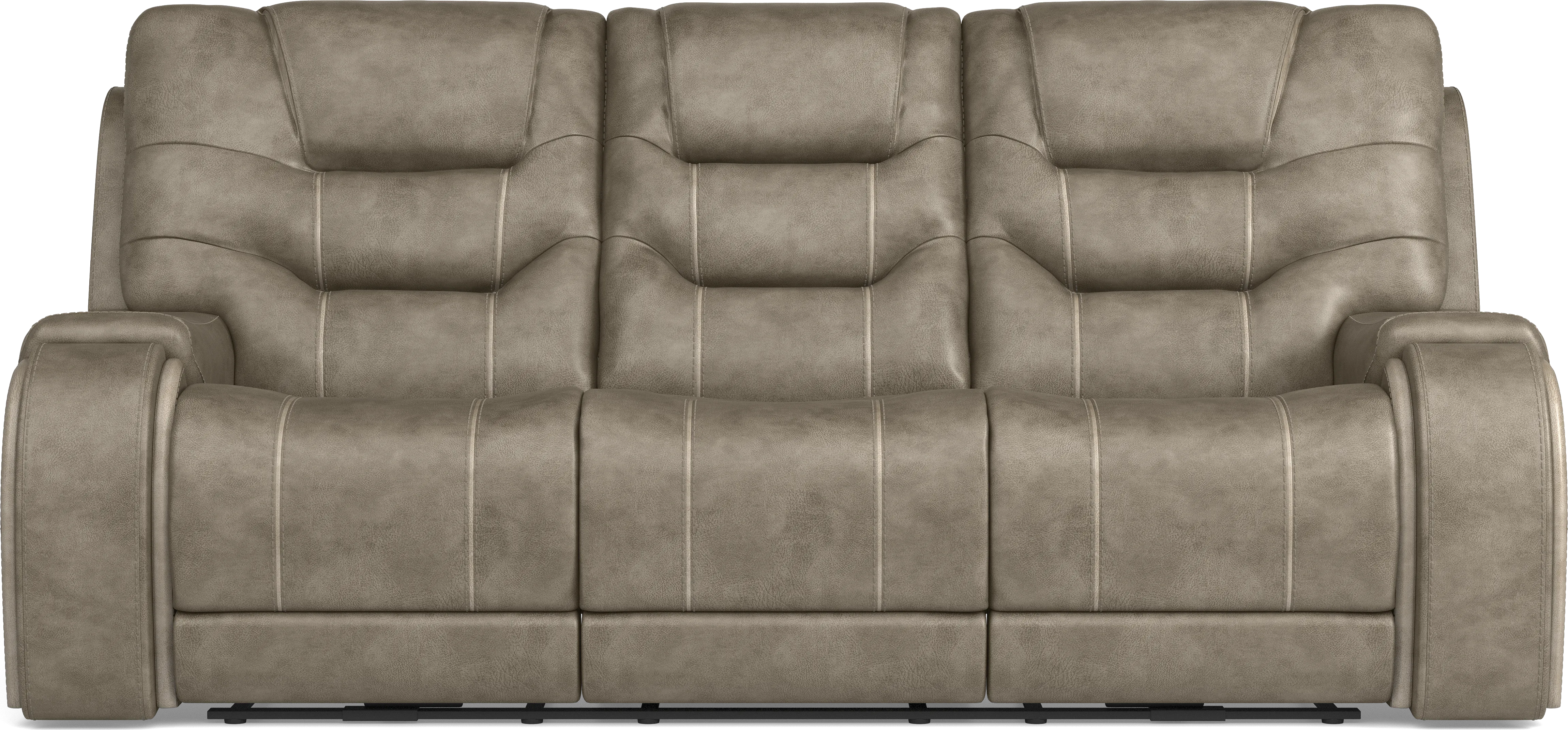 Laredo Springs Gray 3 Pc Dual Power Reclining Living Room - Thumbnail - Image 2