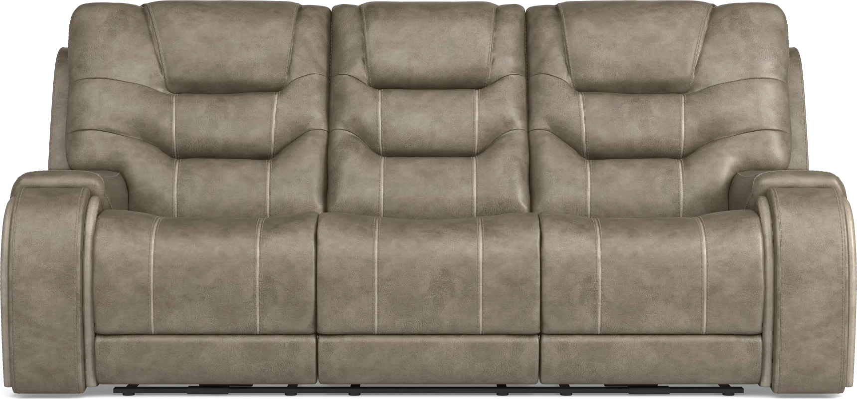 Laredo Springs Gray Reclining Sofa