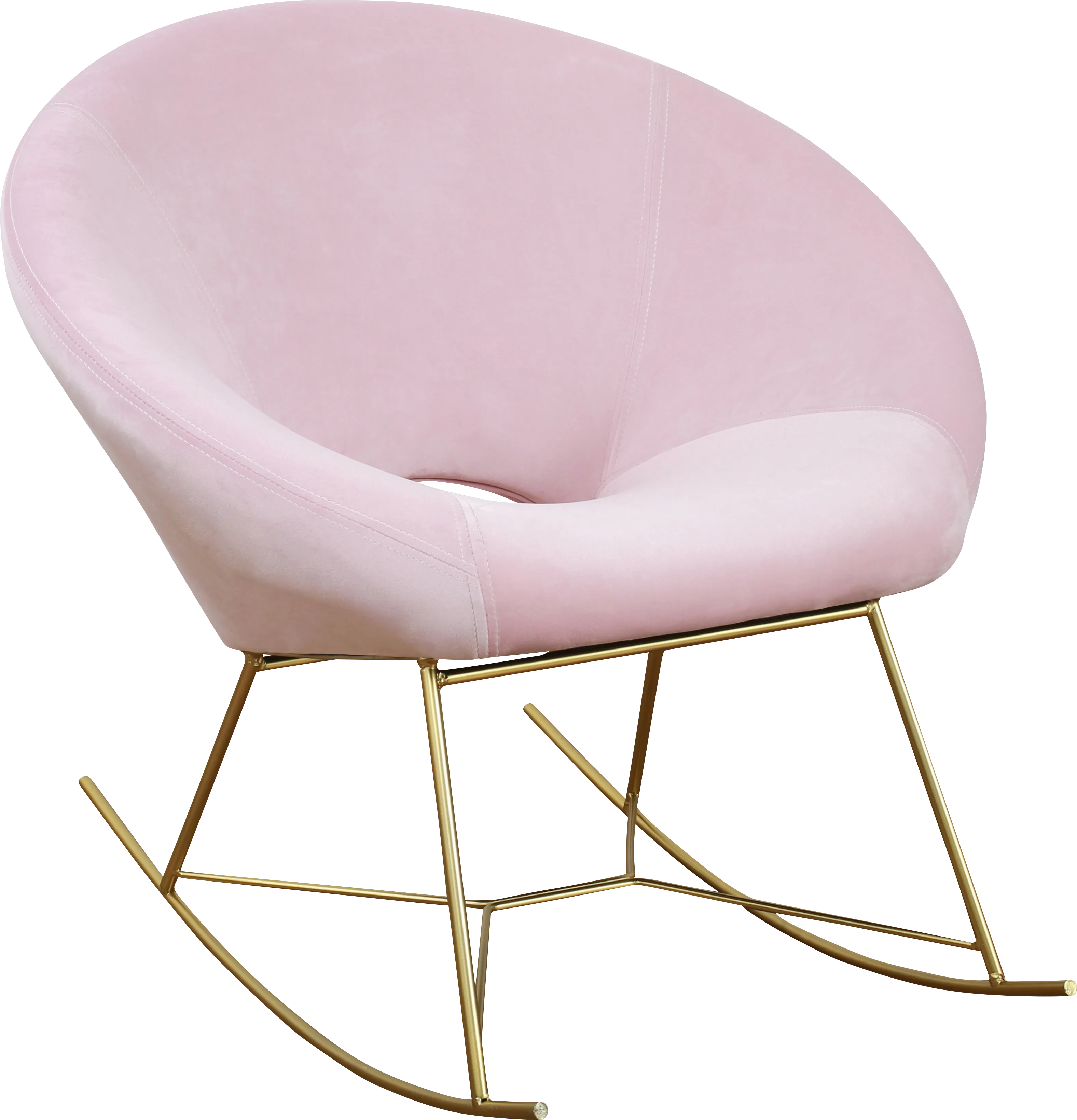Nagel Pink Rocker Chair - Thumbnail - Image 1