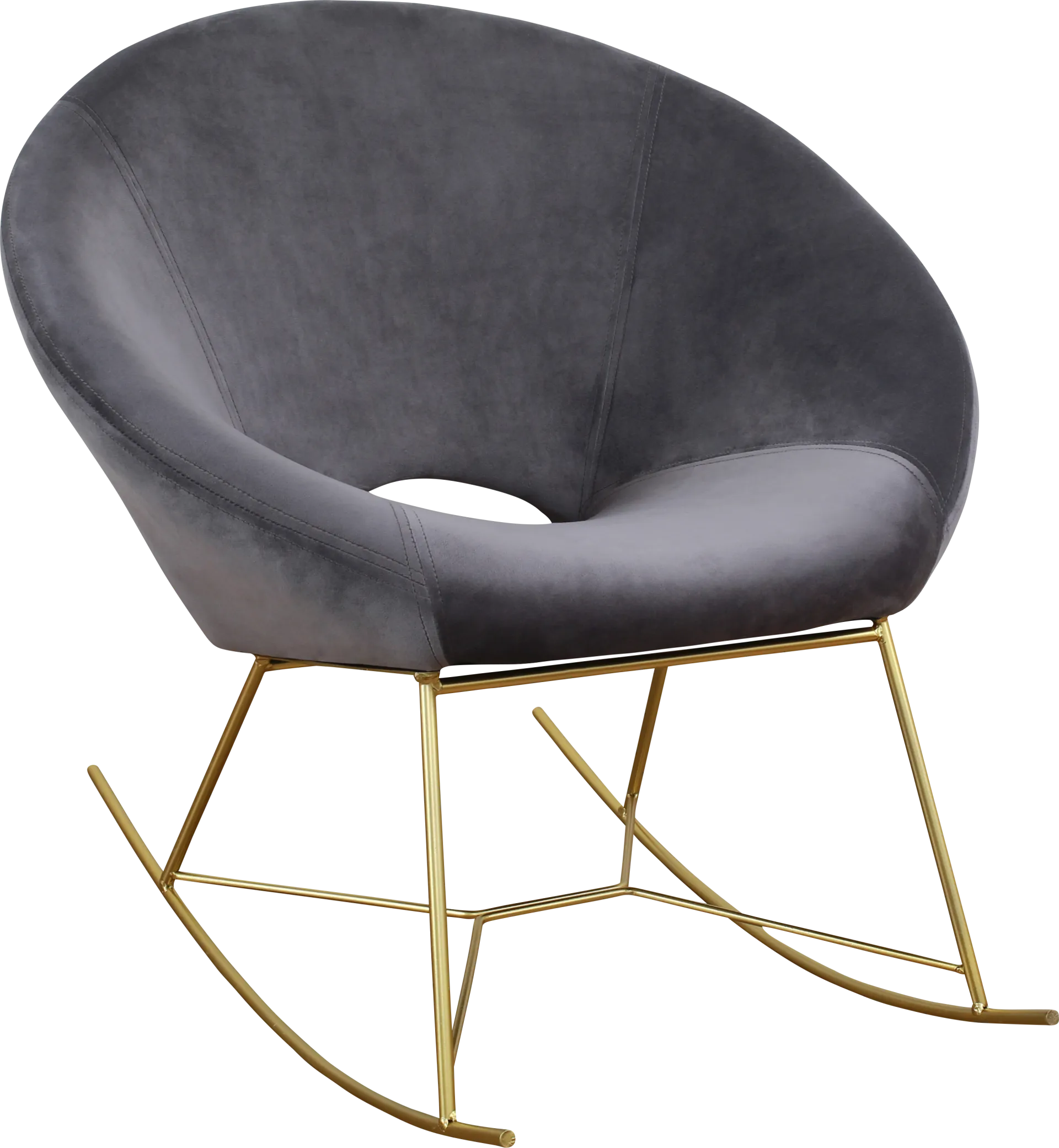 Nagel Gray Rocker Chair - Image 1