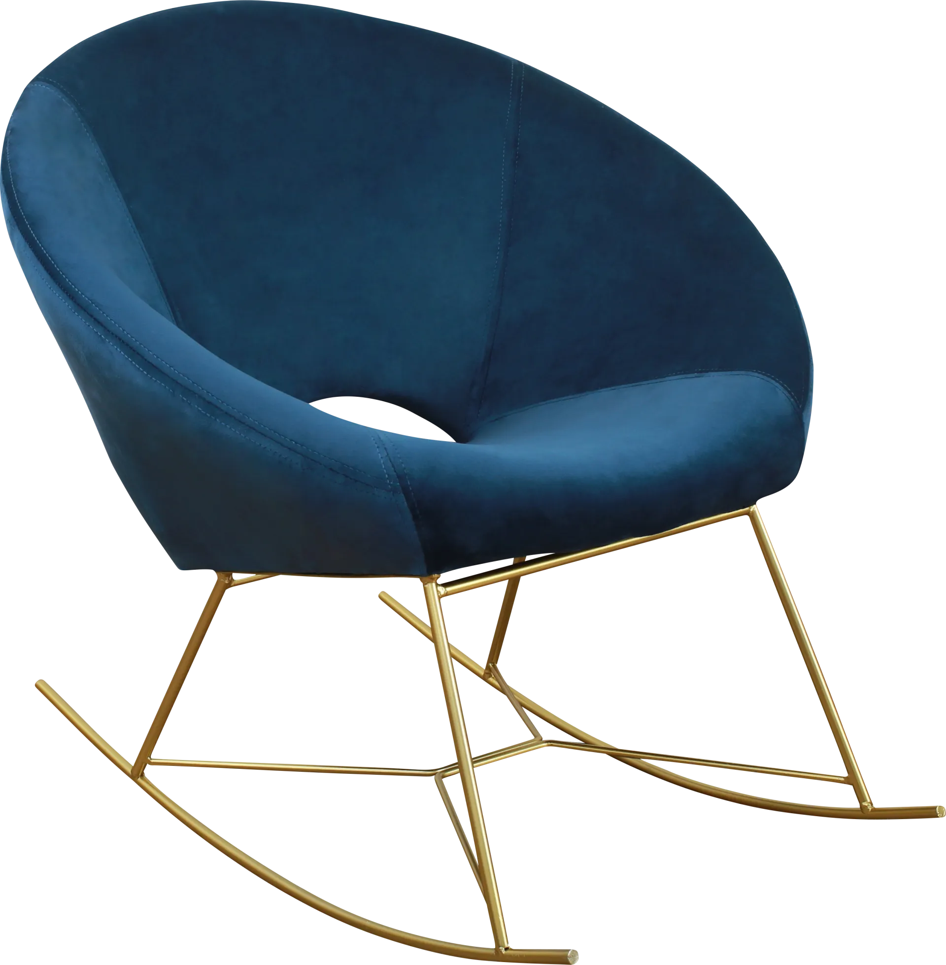 Nagel Navy Rocker Chair - Image 1