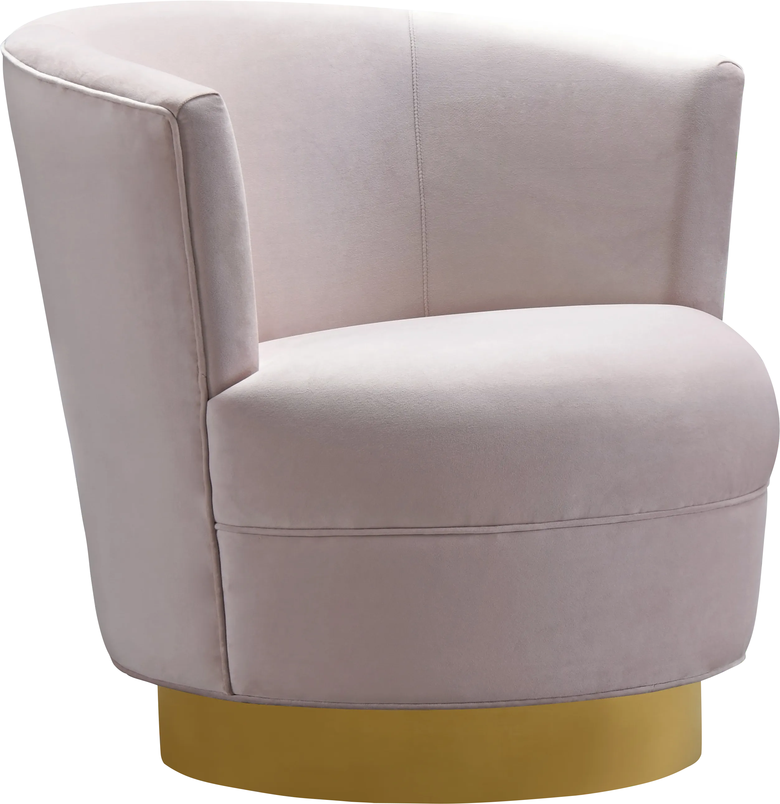 Chisholm Pink Swivel Chair - Thumbnail - Image 1