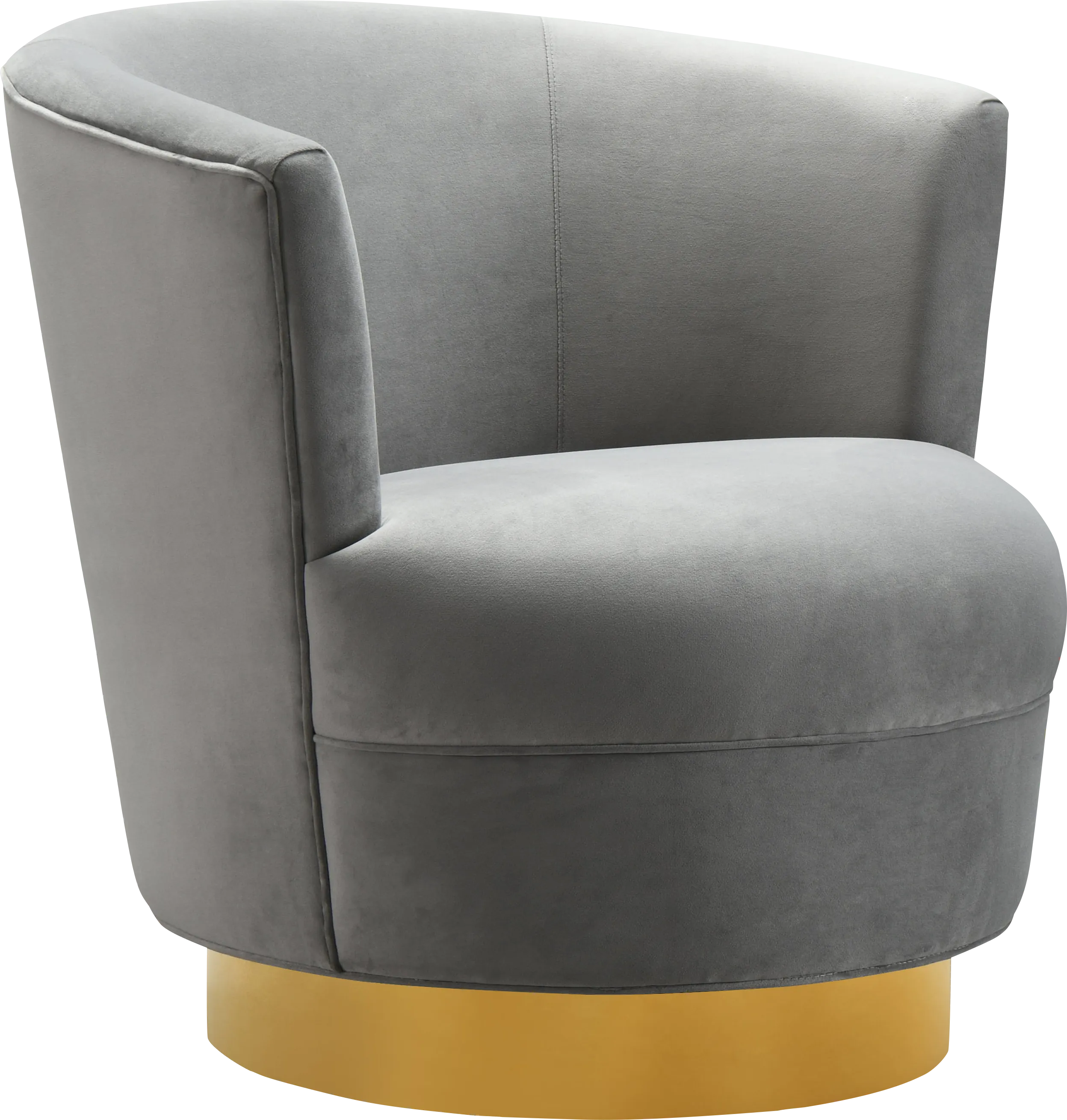 Chisholm Gray Swivel Chair - Thumbnail - Image 1