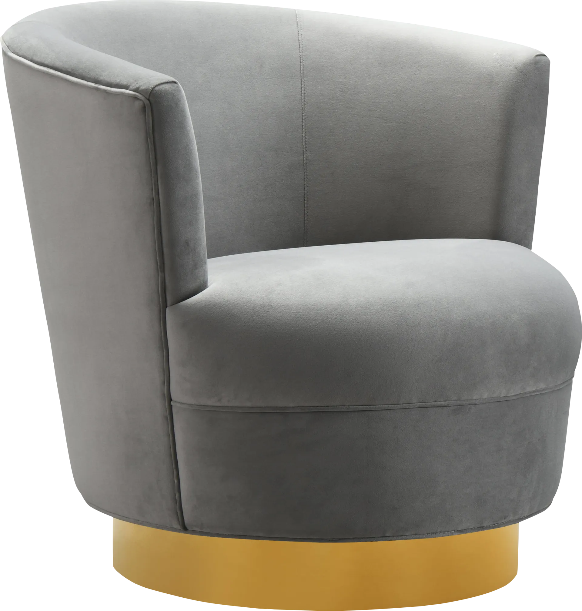 Chisholm Gray Swivel Chair - Image 1