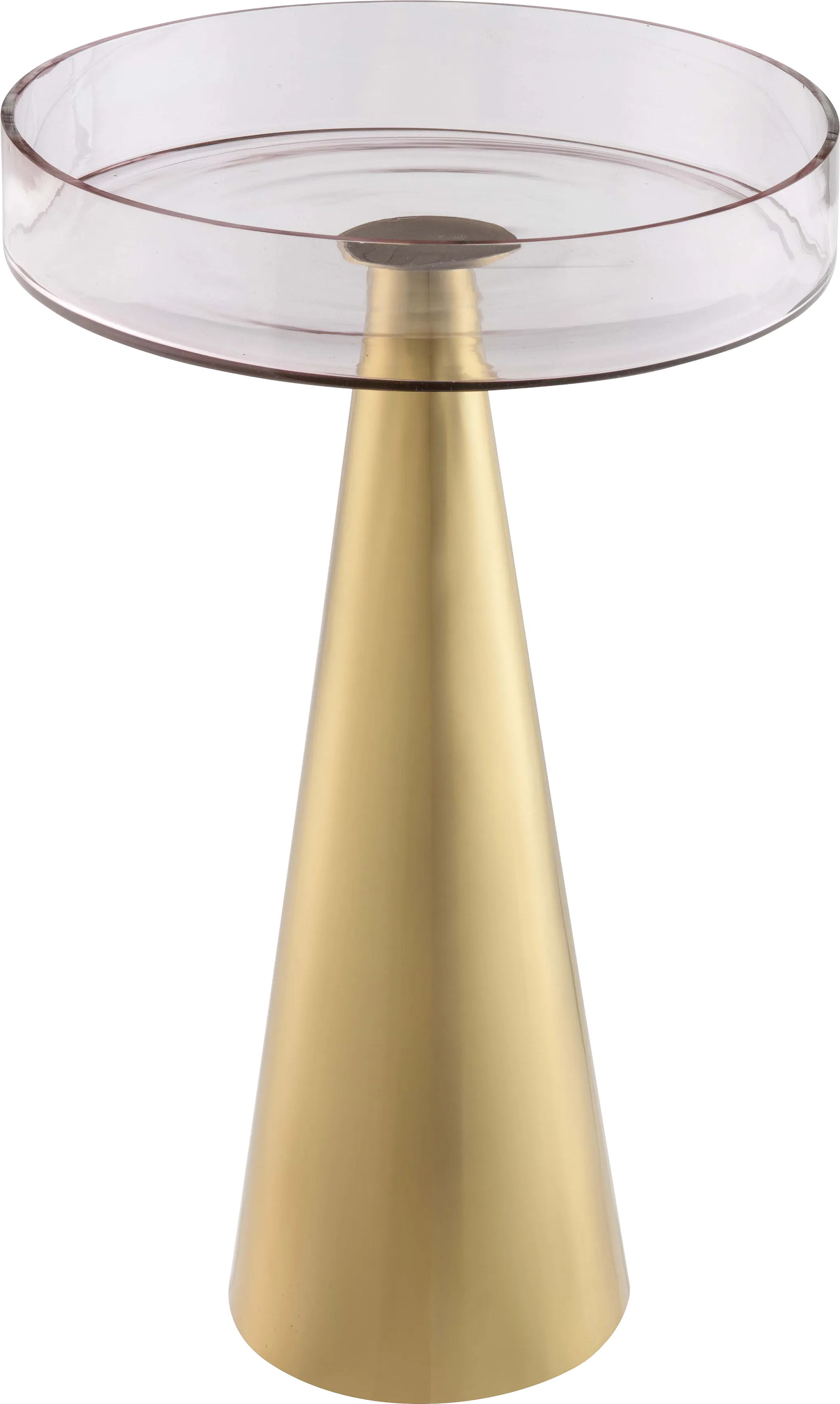 Cansler Gold Small Accent Table - Thumbnail - Image 1