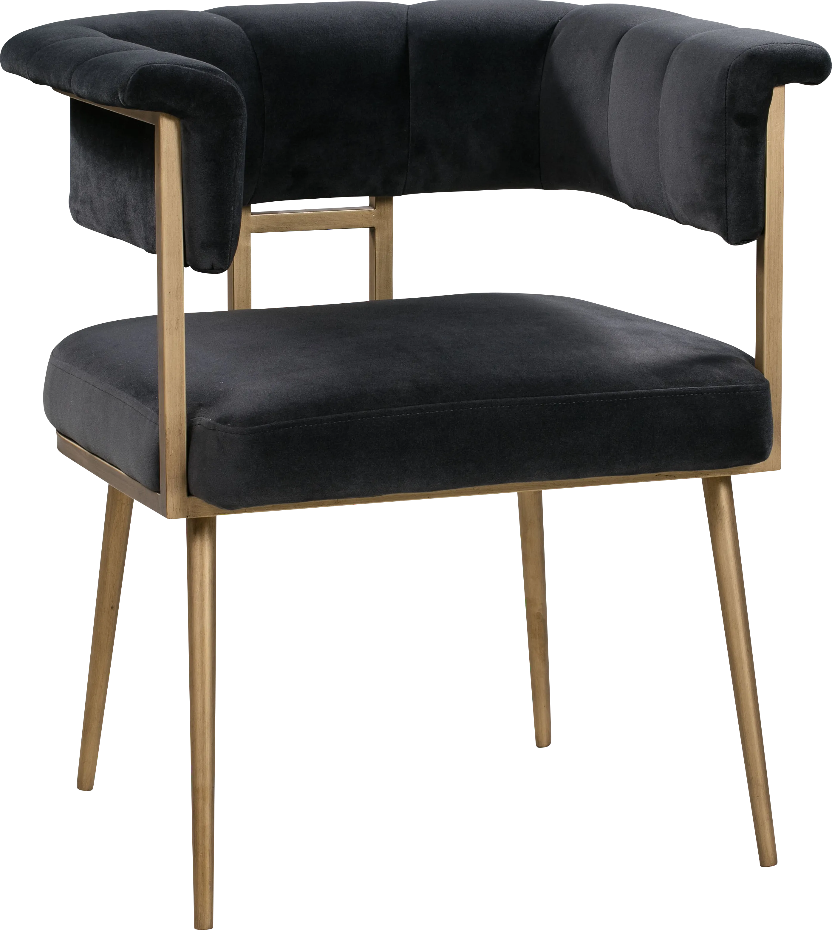 Myriah Gray Arm Chair - Thumbnail - Image 1