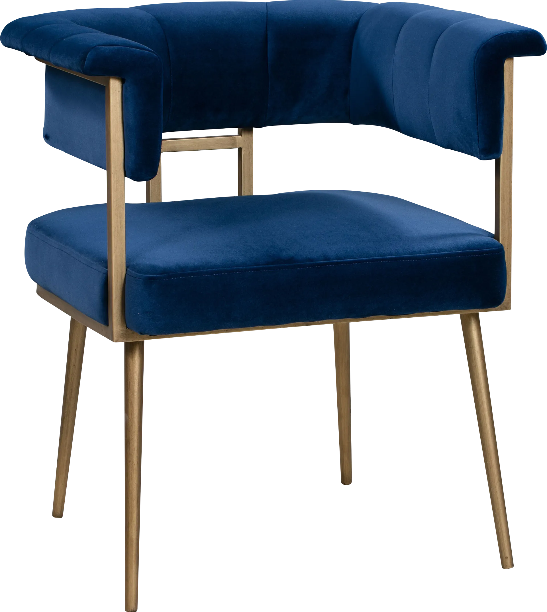 Myriah Navy Arm Chair - Image 1
