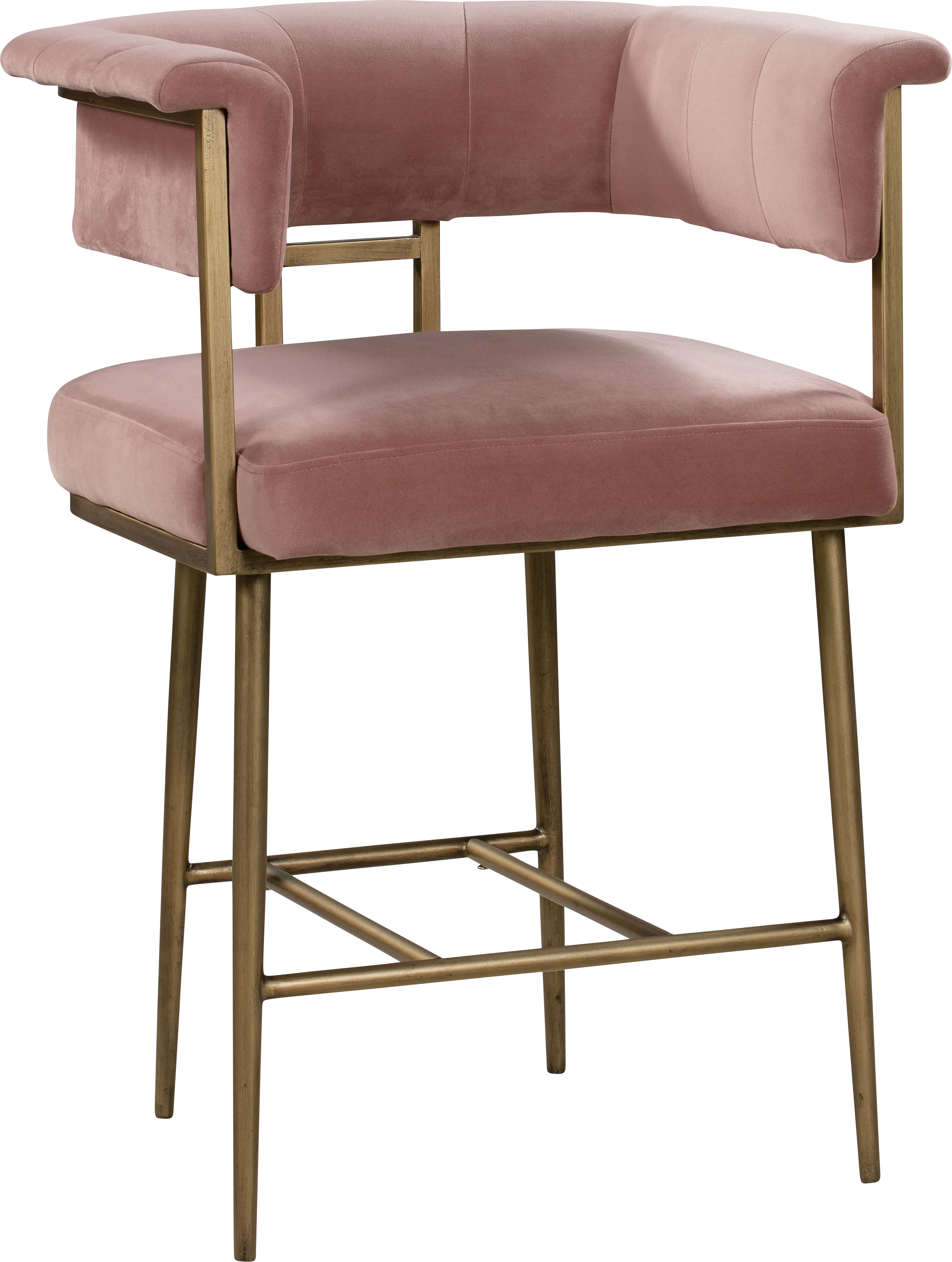 Myriah Mauve Counter Height Stool - Image 1