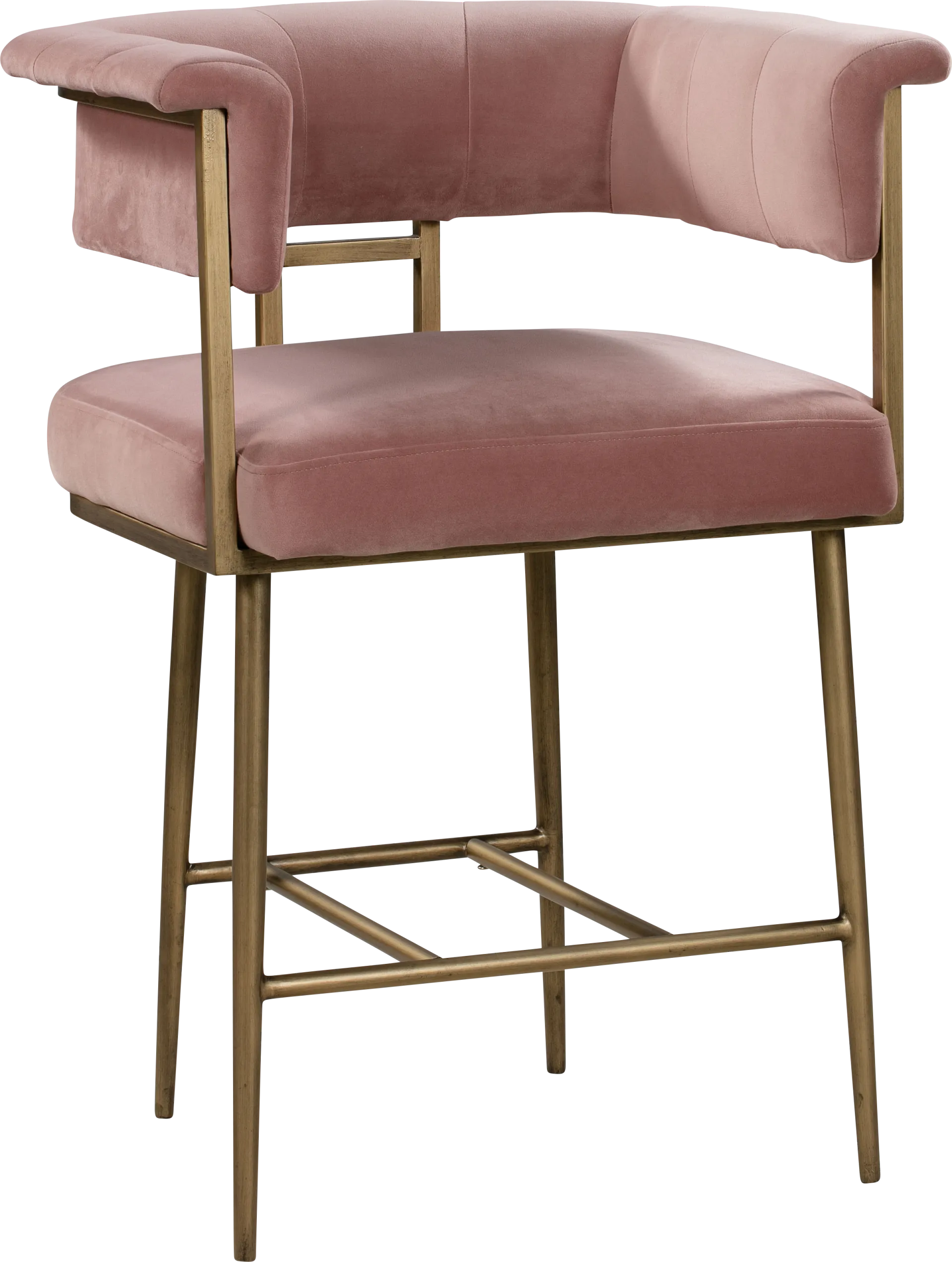 Myriah Mauve Counter Height Stool - Image 1