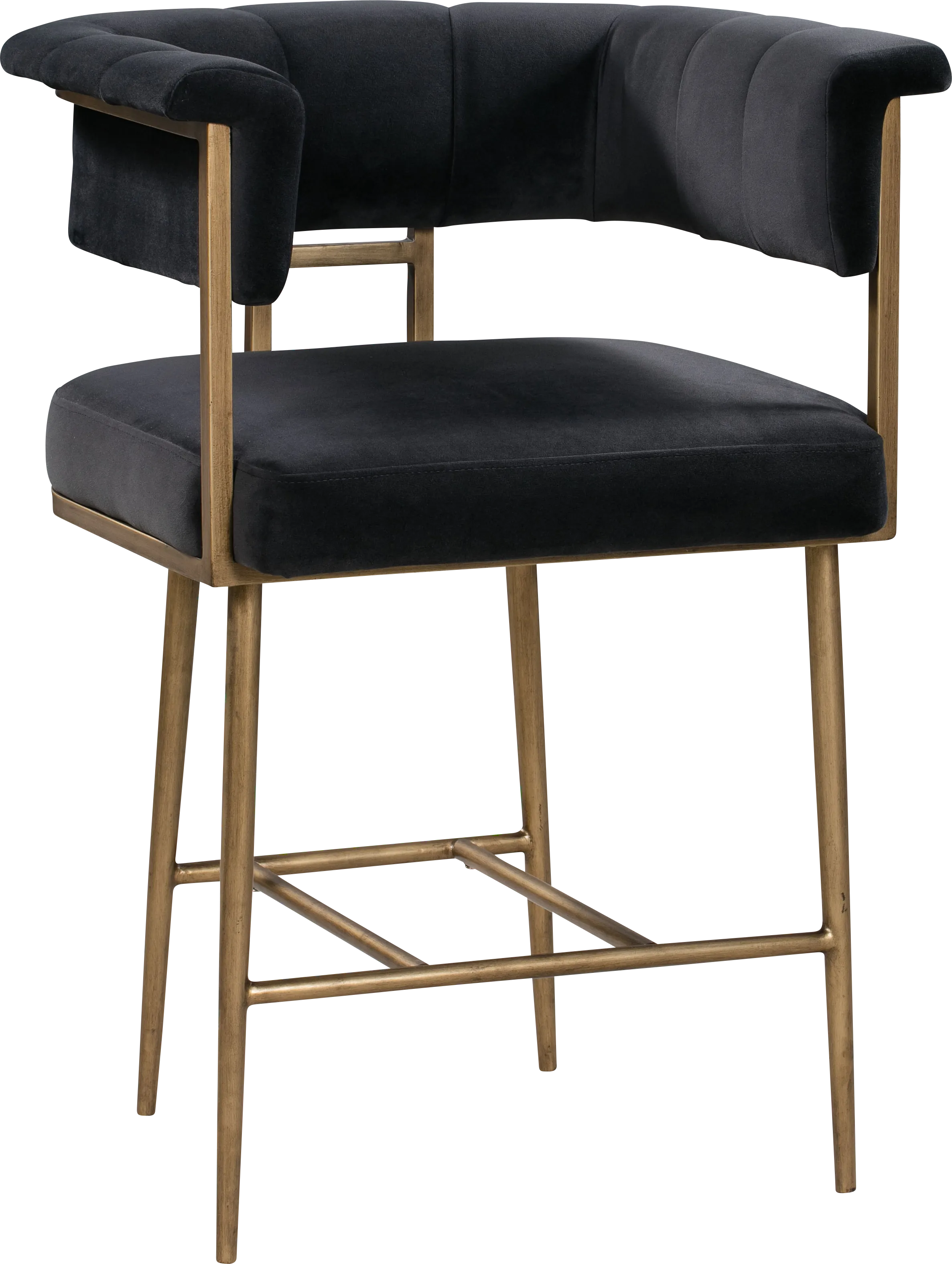 Myriah Gray Counter Height Stool - Thumbnail - Image 1
