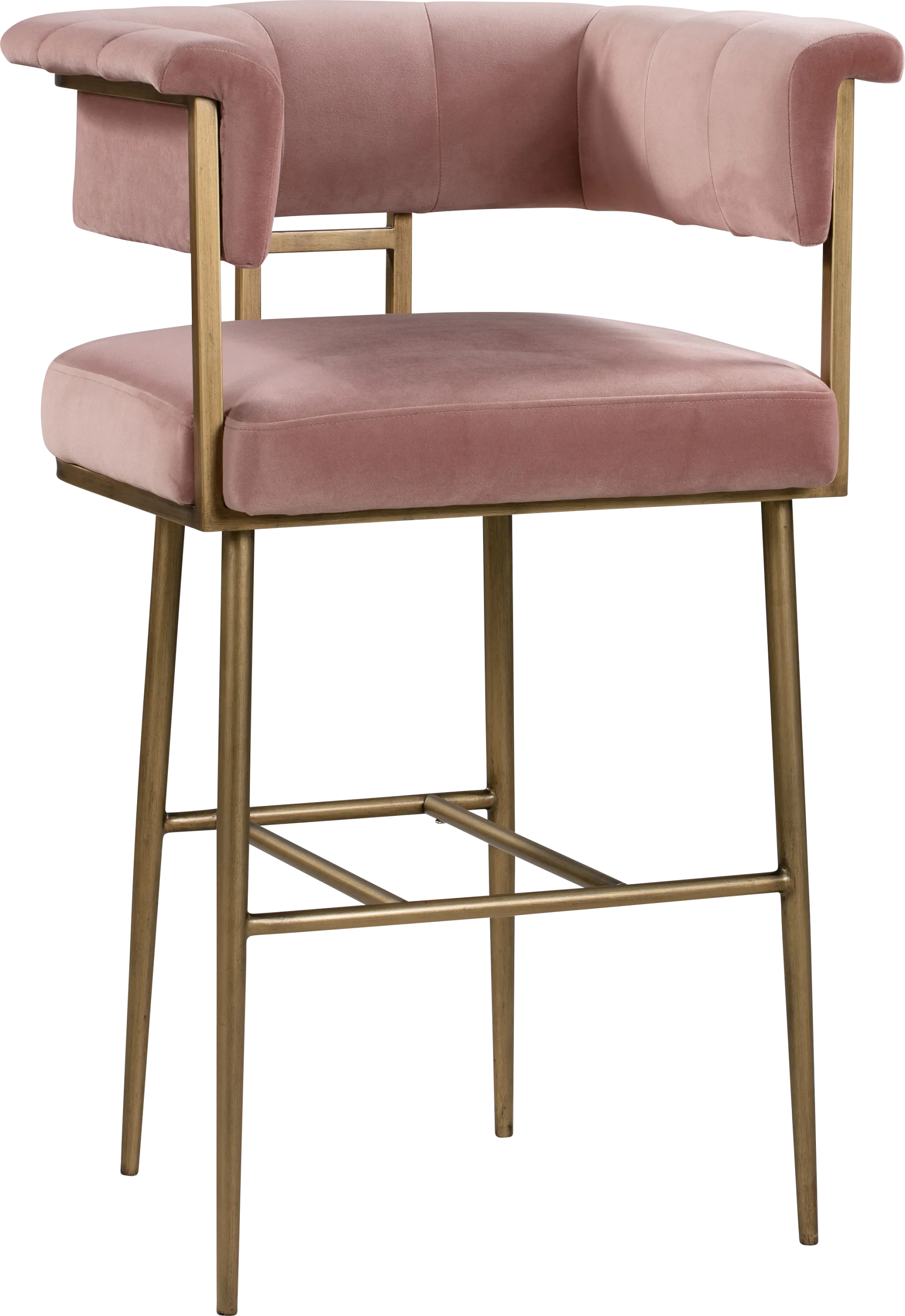 Myriah Mauve Barstool - Image 1