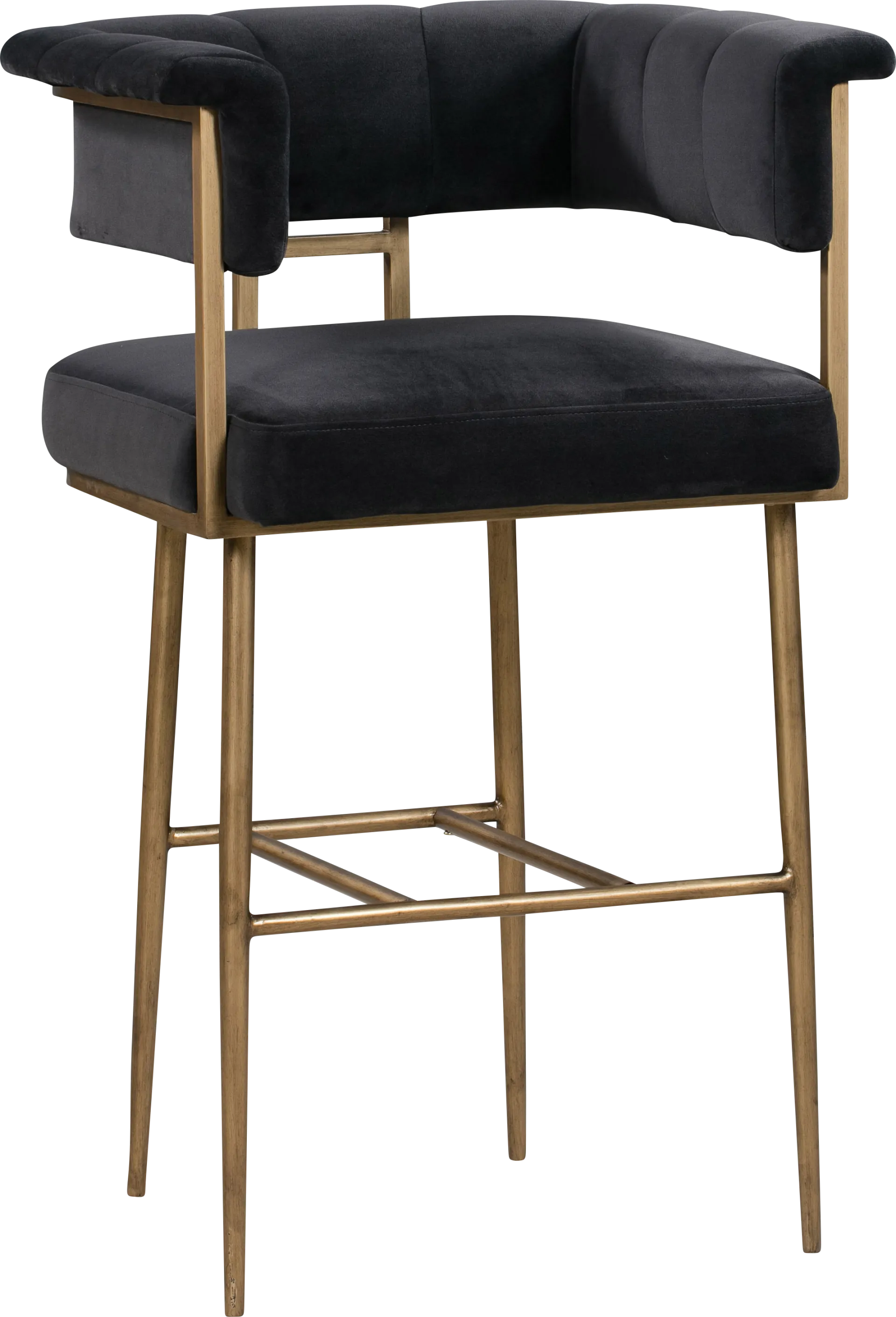 Myriah Gray Barstool - Image 1