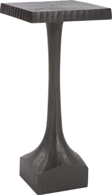 Carlinda Black Accent Table