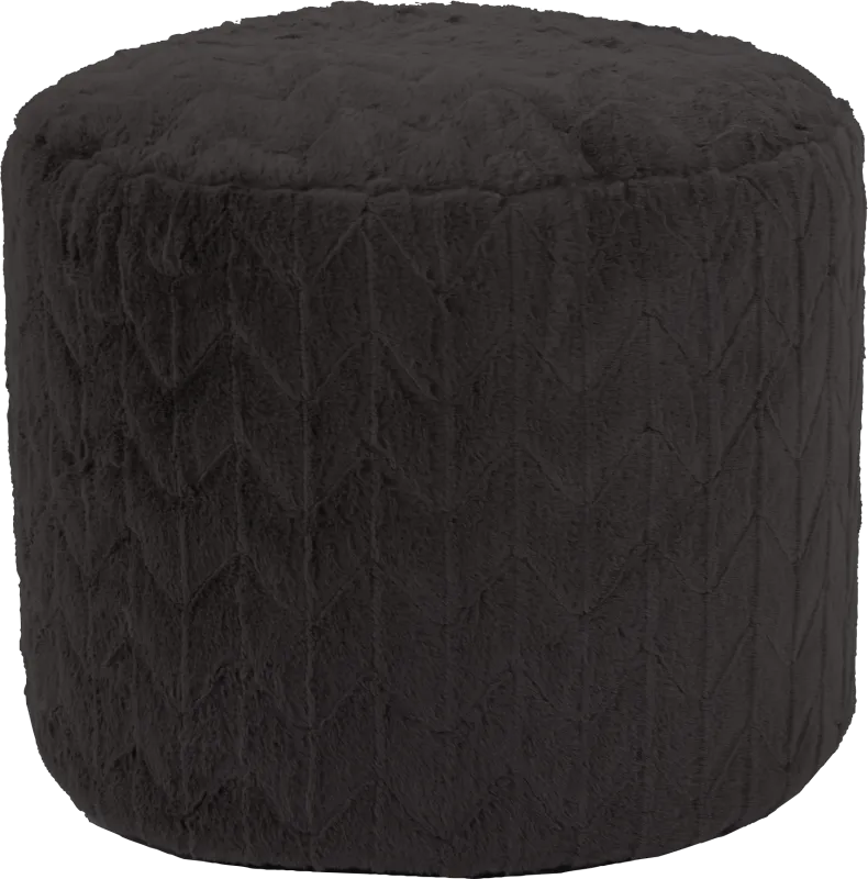 Sishane Brown Tall Pouf
