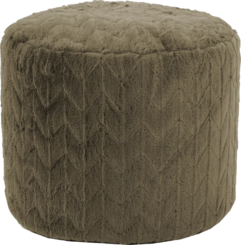 Sishane Moss Tall Pouf