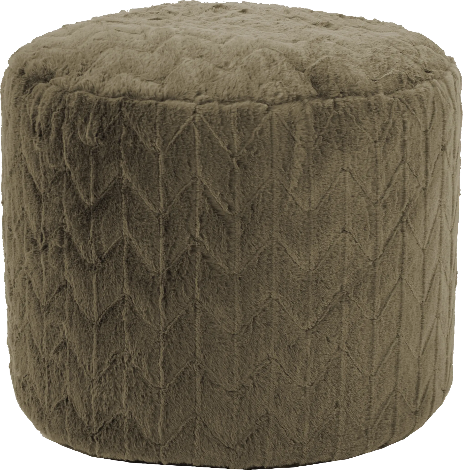 Sishane Moss Tall Pouf - Image 1