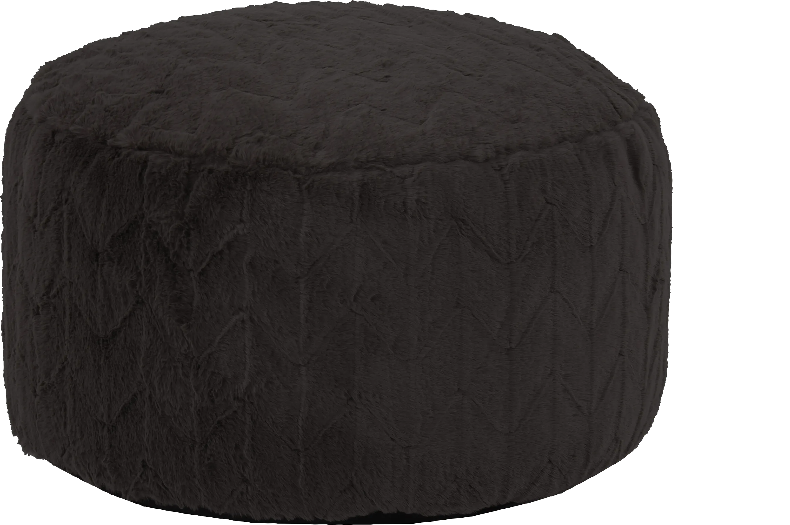 Sishane Brown Foot Pouf - Thumbnail - Image 1