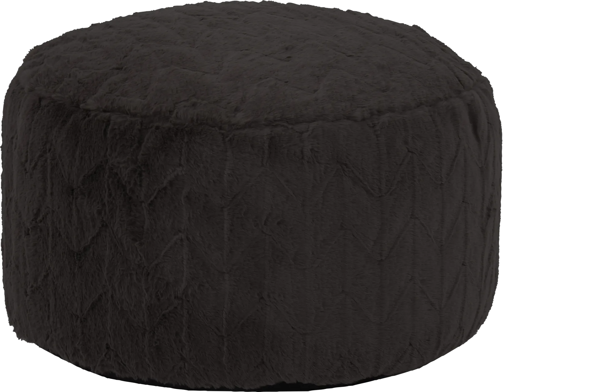 Sishane Brown Foot Pouf - Image 1