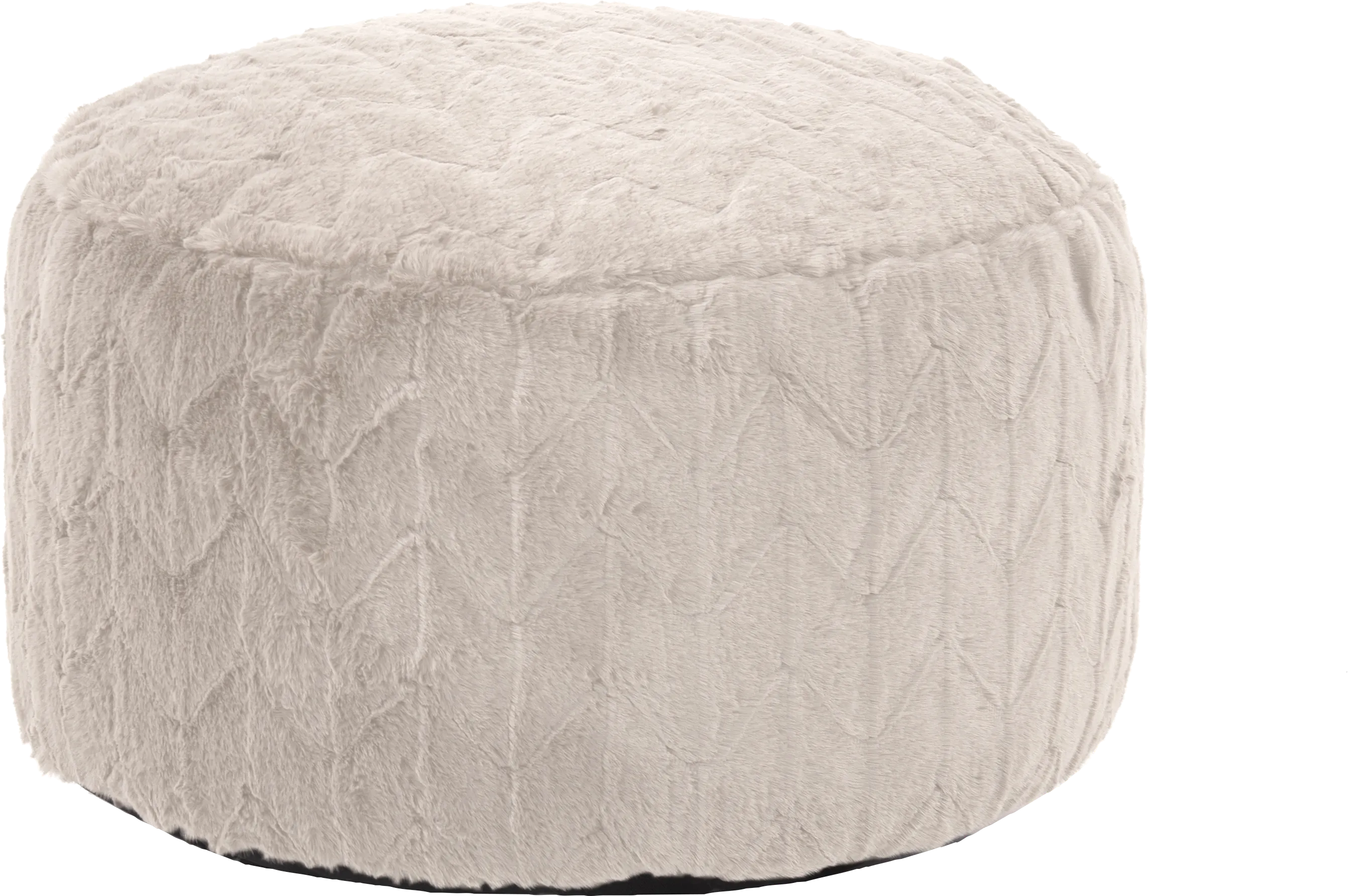 Sishane Linen Foot Pouf - Thumbnail - Image 1