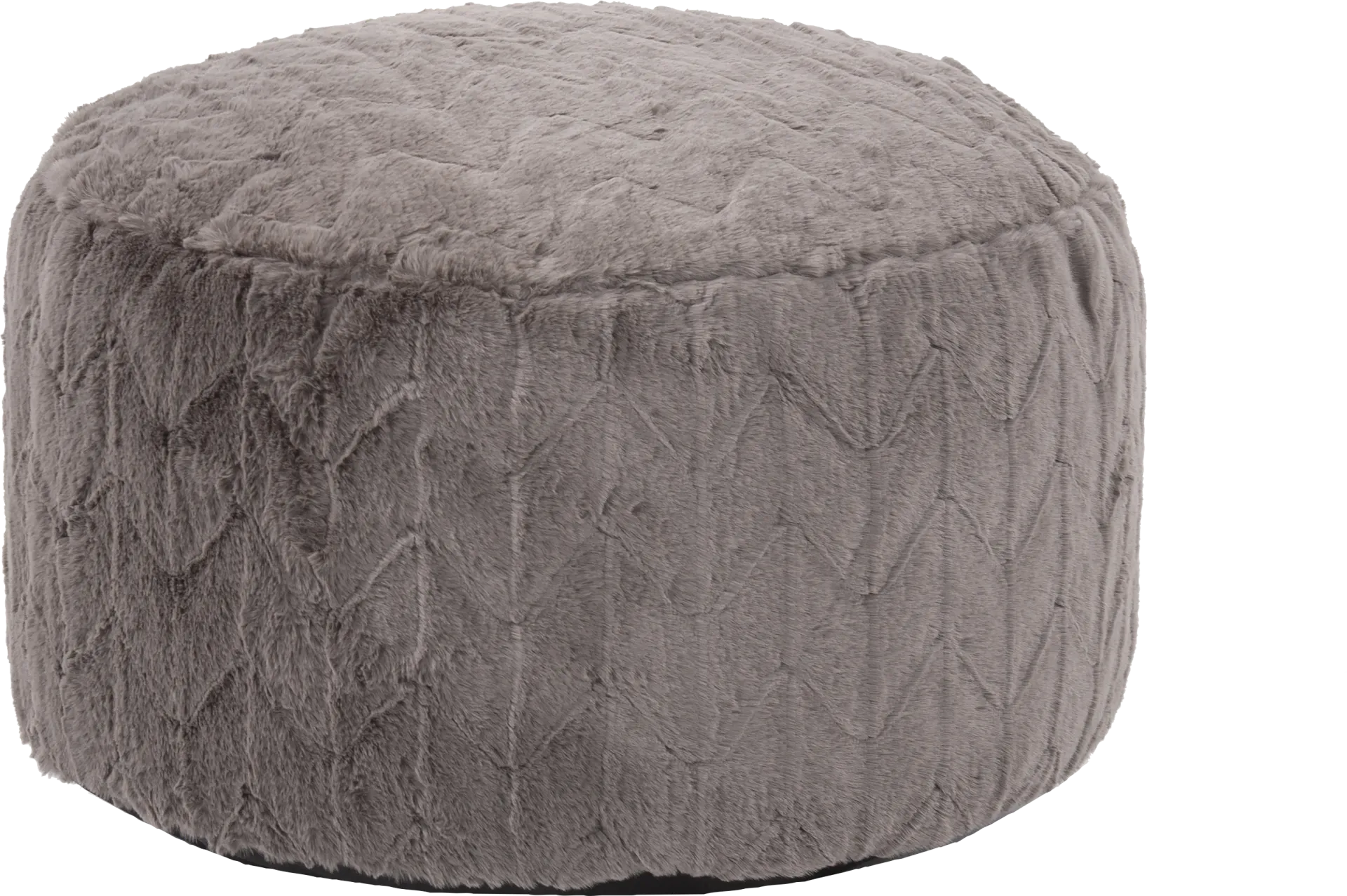 Sishane Gray Foot Pouf - Image 1